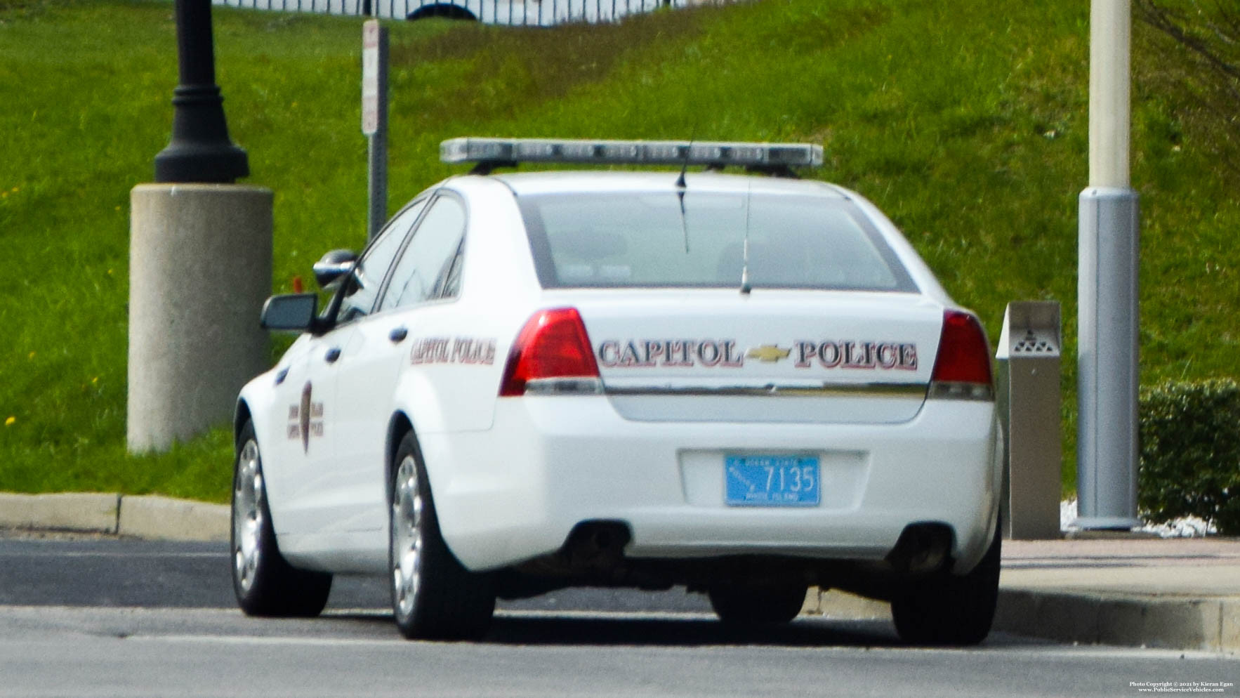 A photo  of Rhode Island Capitol Police
            Cruiser 7135, a 2014 Chevrolet Caprice             taken by Kieran Egan
