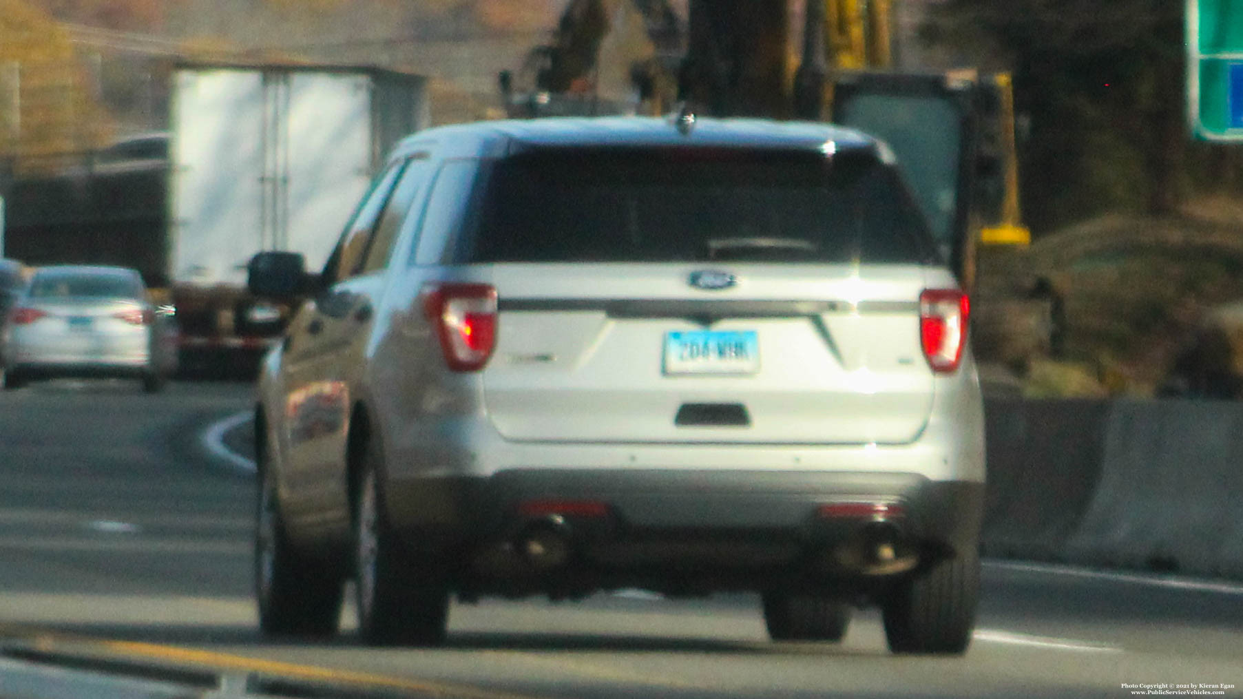 A photo  of Connecticut State Police
            Cruiser 204, a 2016-2019 Ford Police Interceptor Utility             taken by Kieran Egan