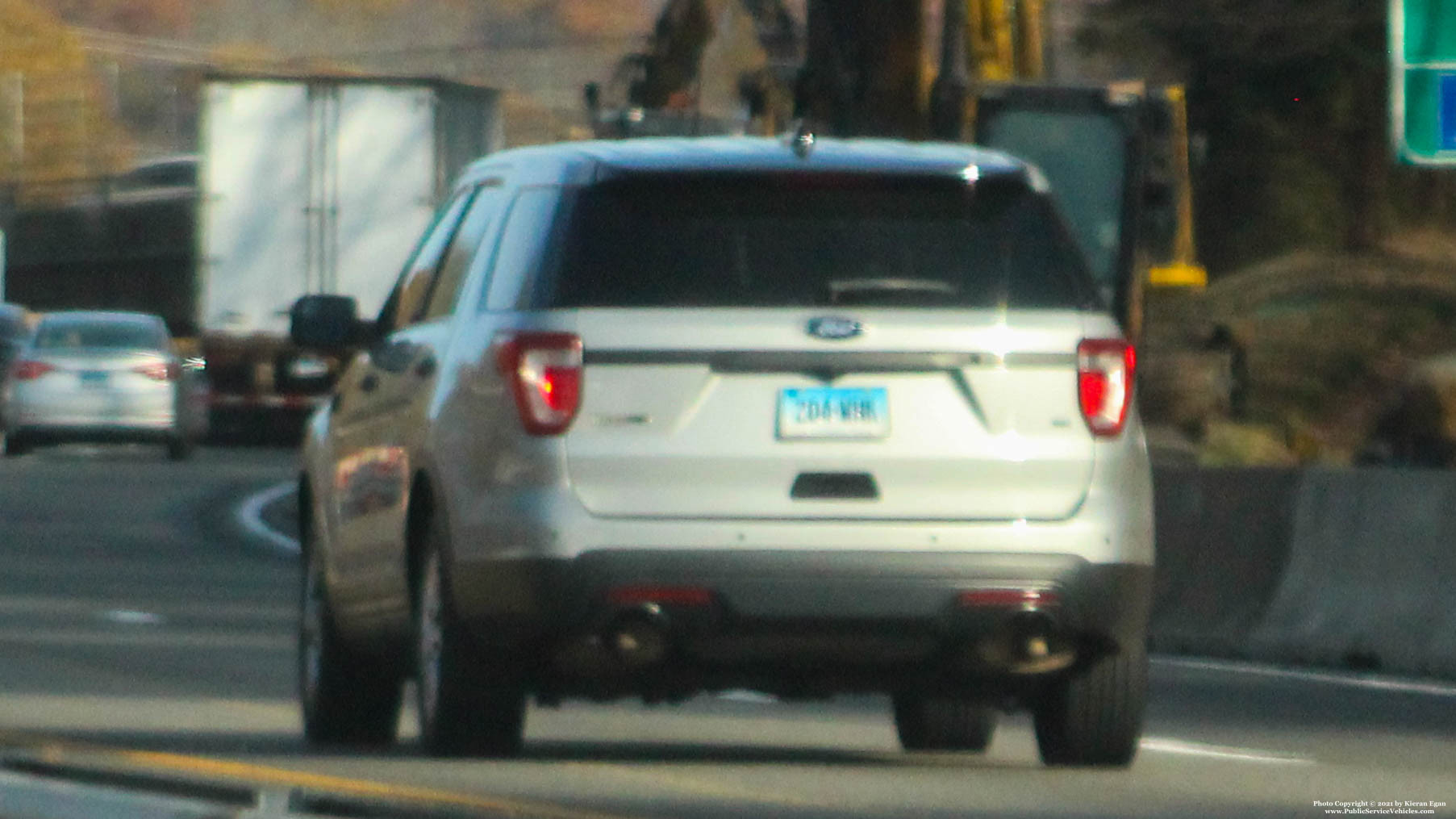 A photo  of Connecticut State Police
            Cruiser 204, a 2016-2019 Ford Police Interceptor Utility             taken by Kieran Egan