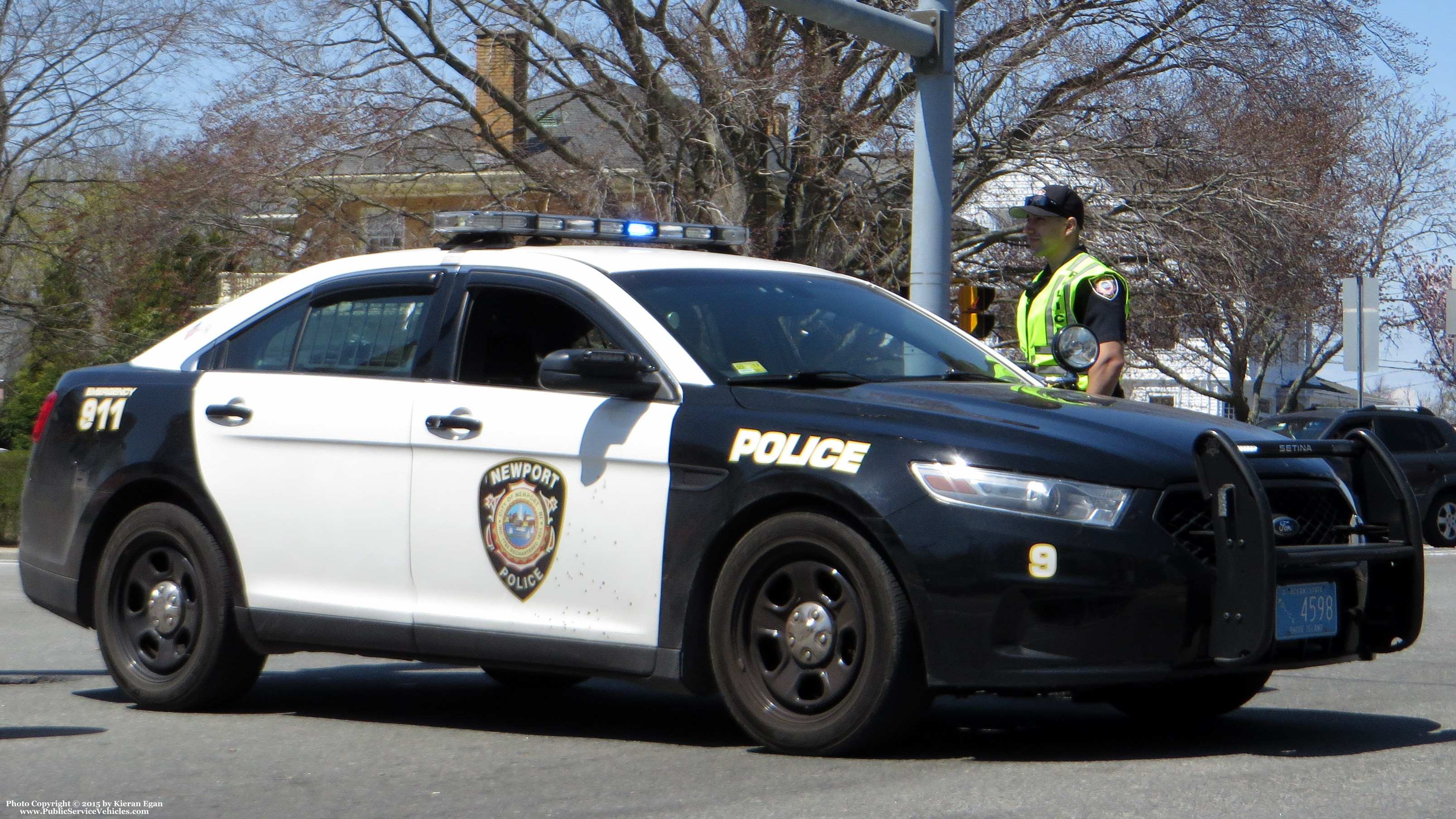 A photo  of Newport Police
            Car 9, a 2013 Ford Police Interceptor Sedan             taken by Kieran Egan