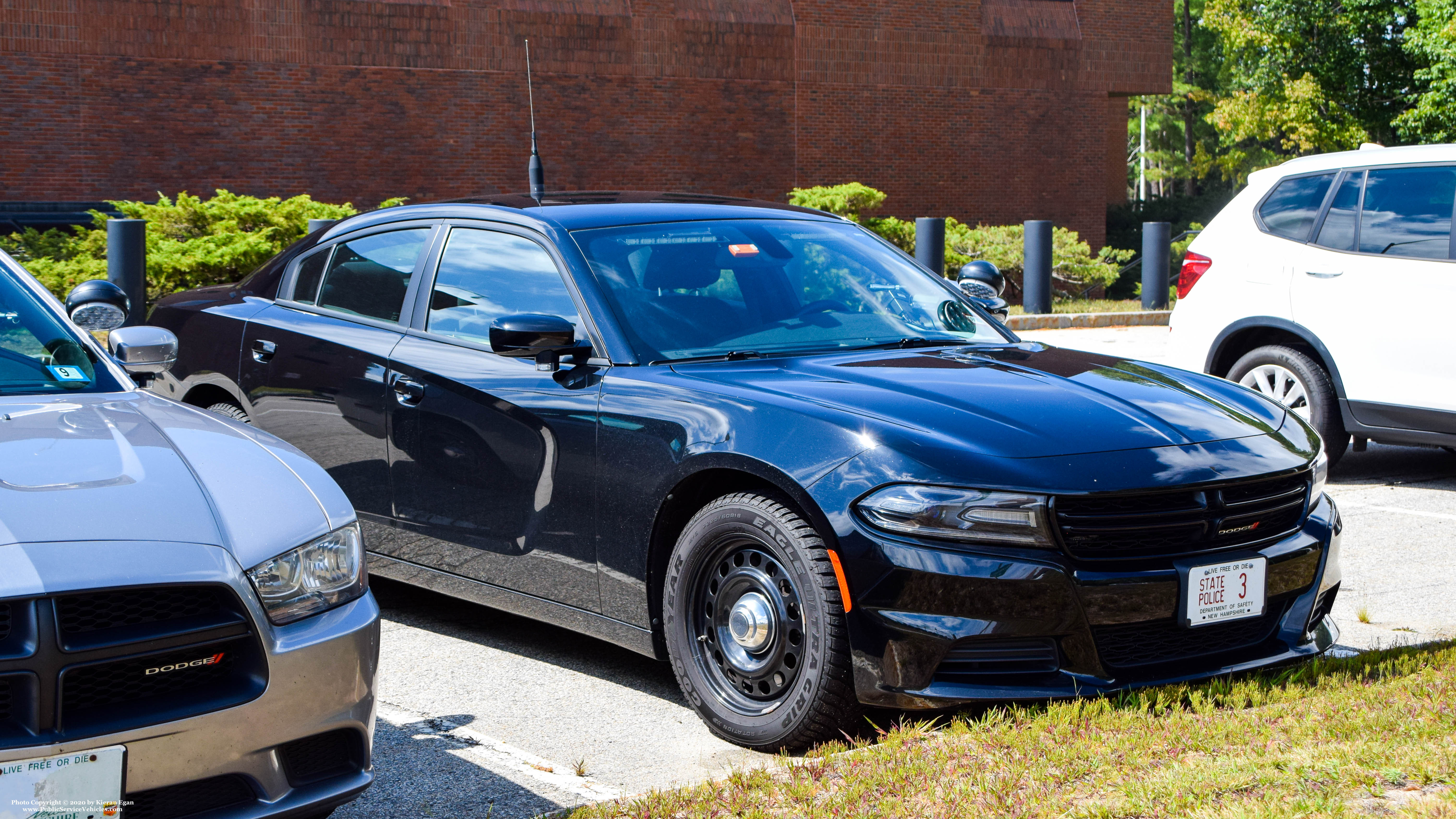 A photo  of New Hampshire State Police
            Cruiser 3, a 2015-2019 Dodge Charger             taken by Kieran Egan