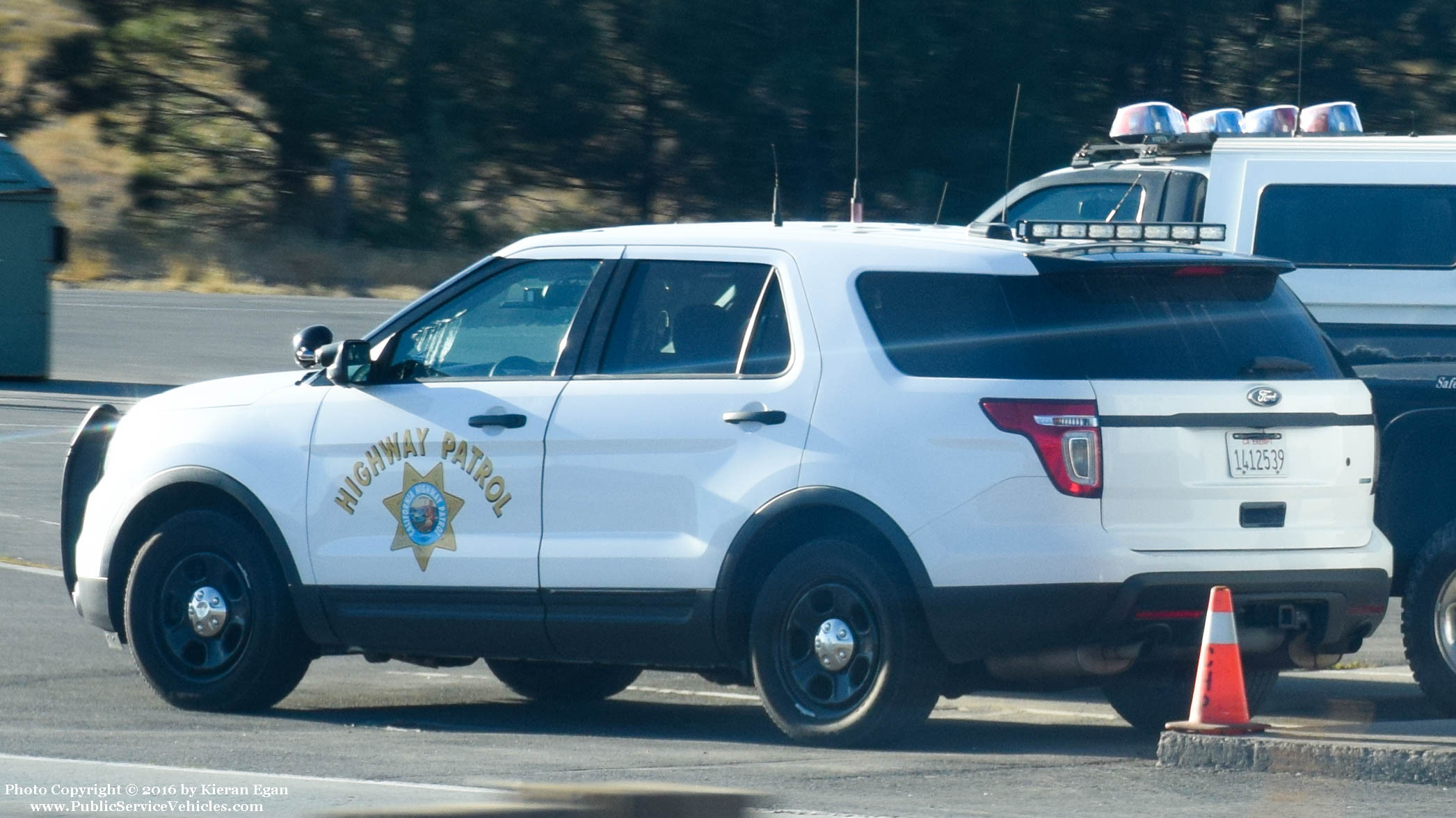 A photo  of California Highway Patrol
            Cruiser 2539, a 2013-2015 Ford Police Interceptor Utility             taken by Kieran Egan