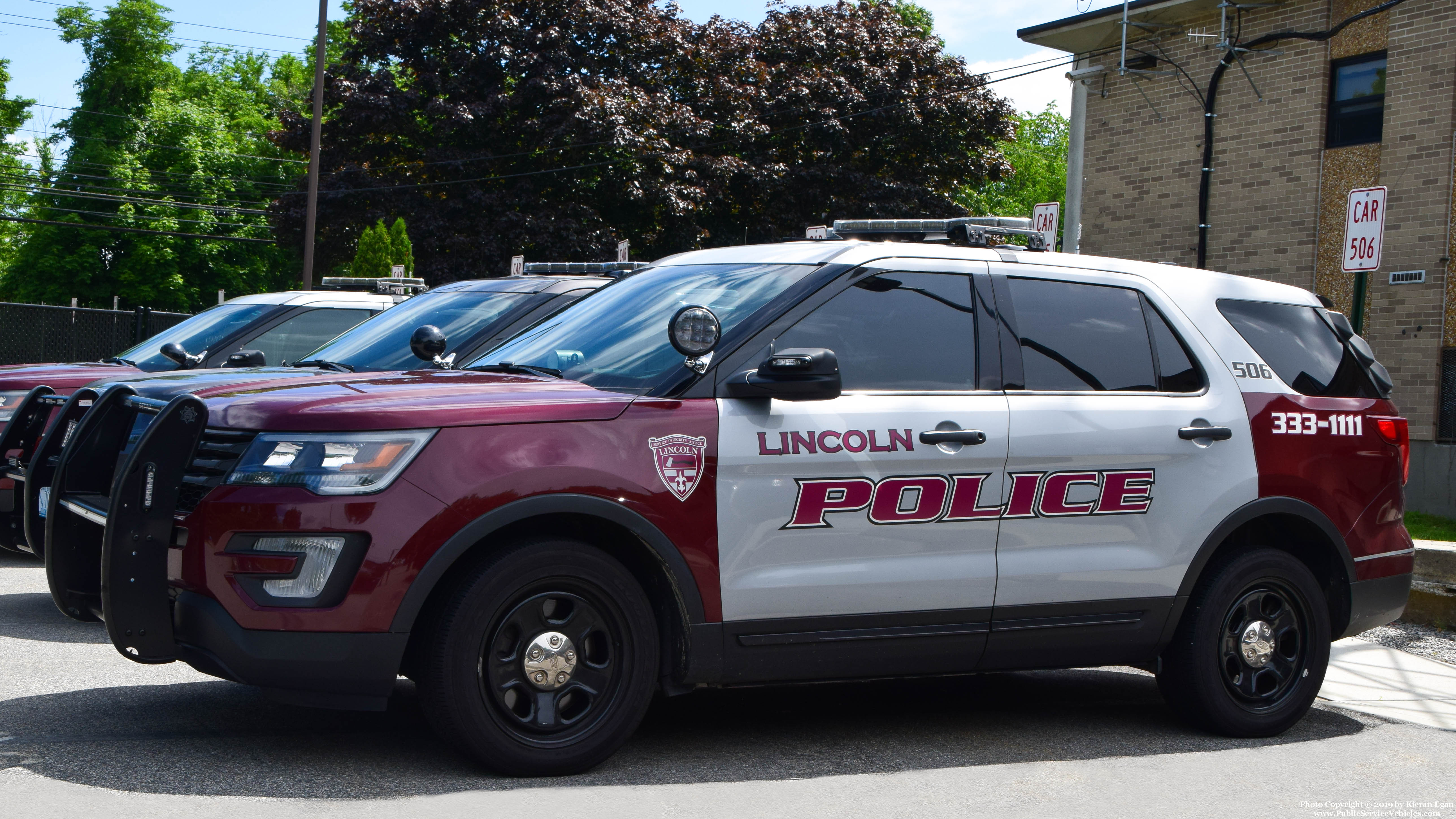 A photo  of Lincoln Police
            Cruiser 506, a 2016-2019 Ford Police Interceptor Utility             taken by Kieran Egan