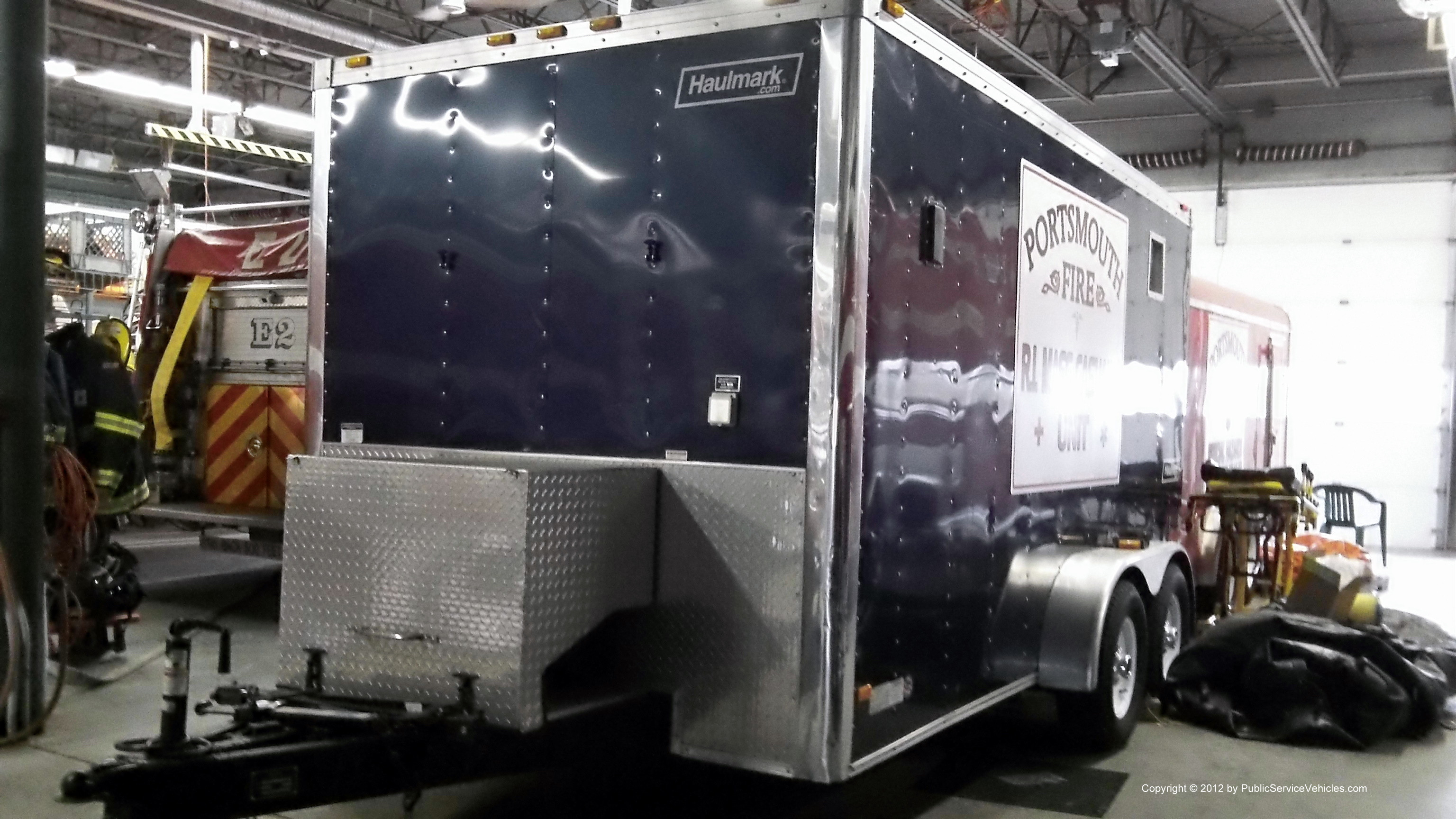 A photo  of Portsmouth Fire
            Mass Casualty Trailer, a 2000-2010 Haulmark Trailer             taken by Kieran Egan