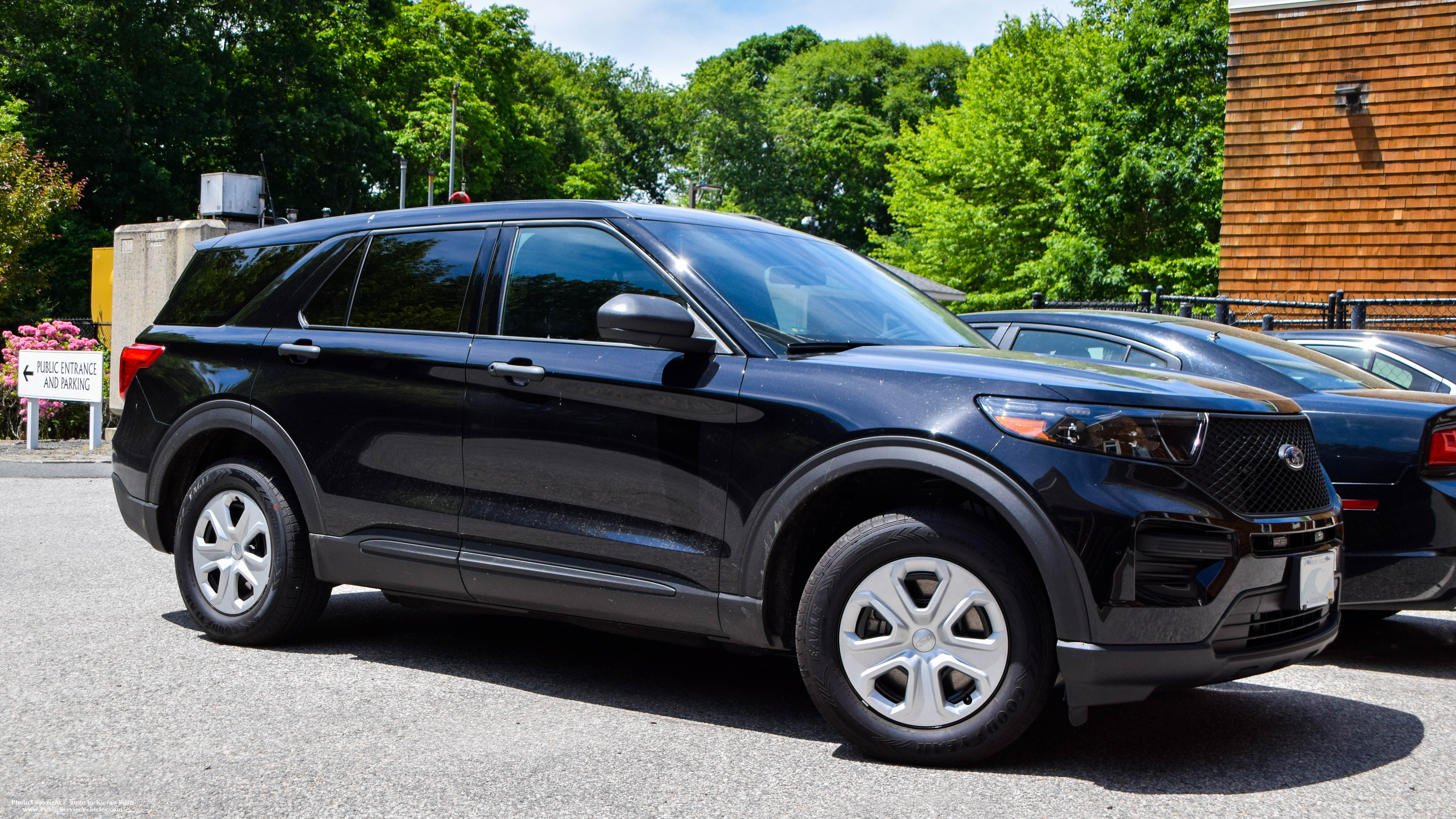 A photo  of Barrington Police
            Chief's Unit, a 2020 Ford Police Interceptor Utility             taken by Kieran Egan