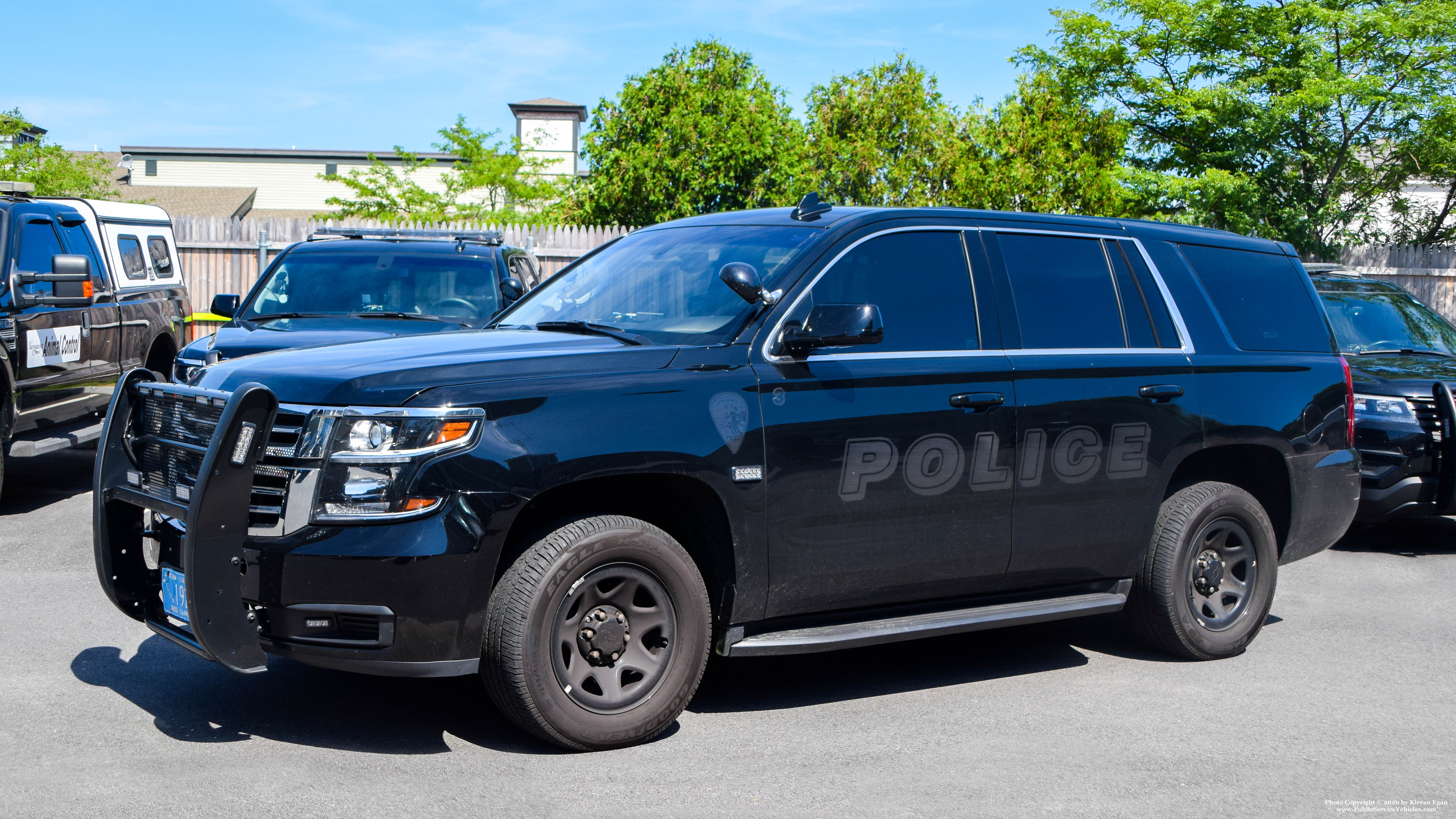 A photo  of Narragansett Police
            Car 3, a 2019 Chevrolet Tahoe             taken by Kieran Egan