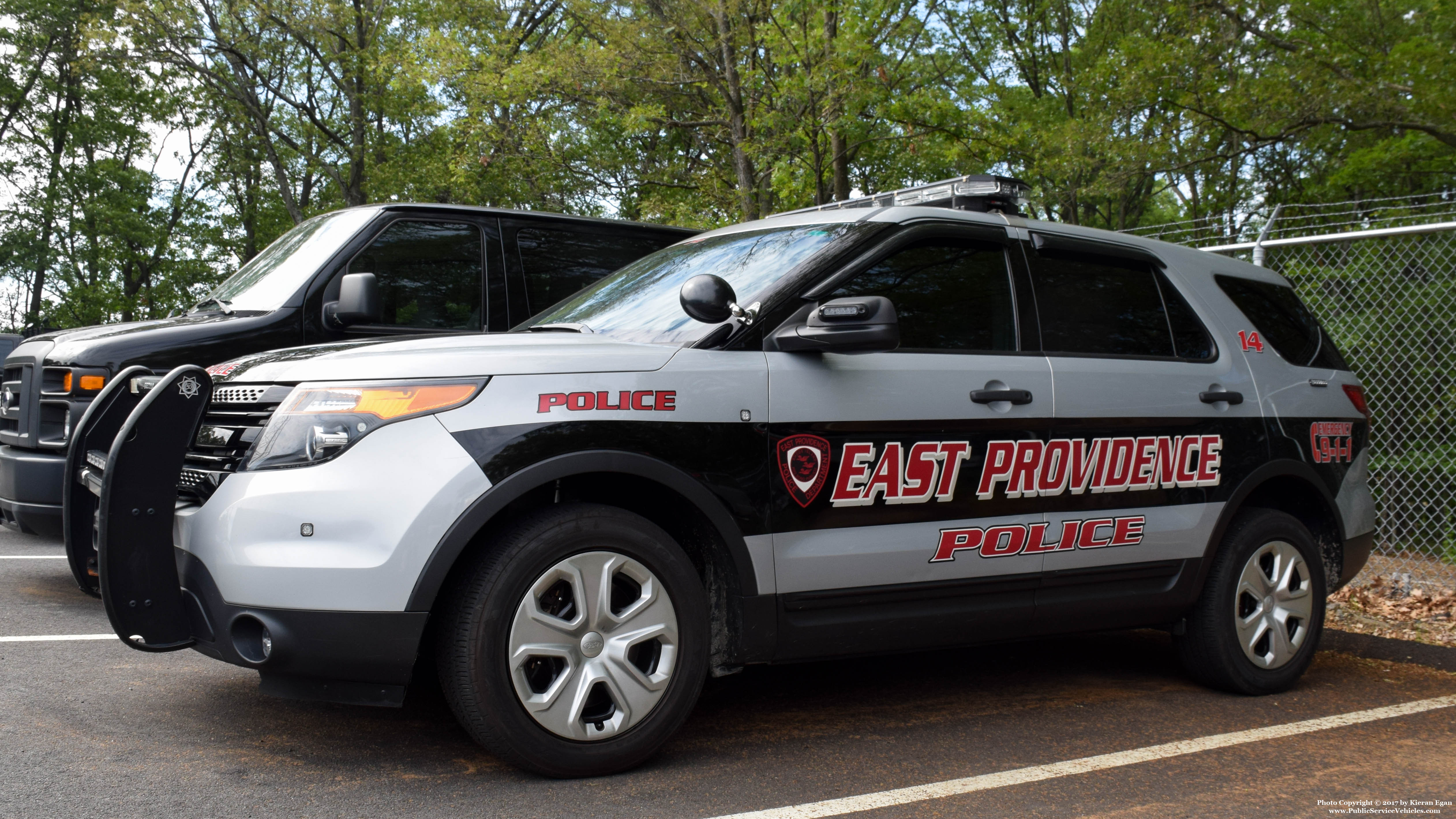 A photo  of East Providence Police
            Car 14, a 2013 Ford Police Interceptor Utility             taken by Kieran Egan