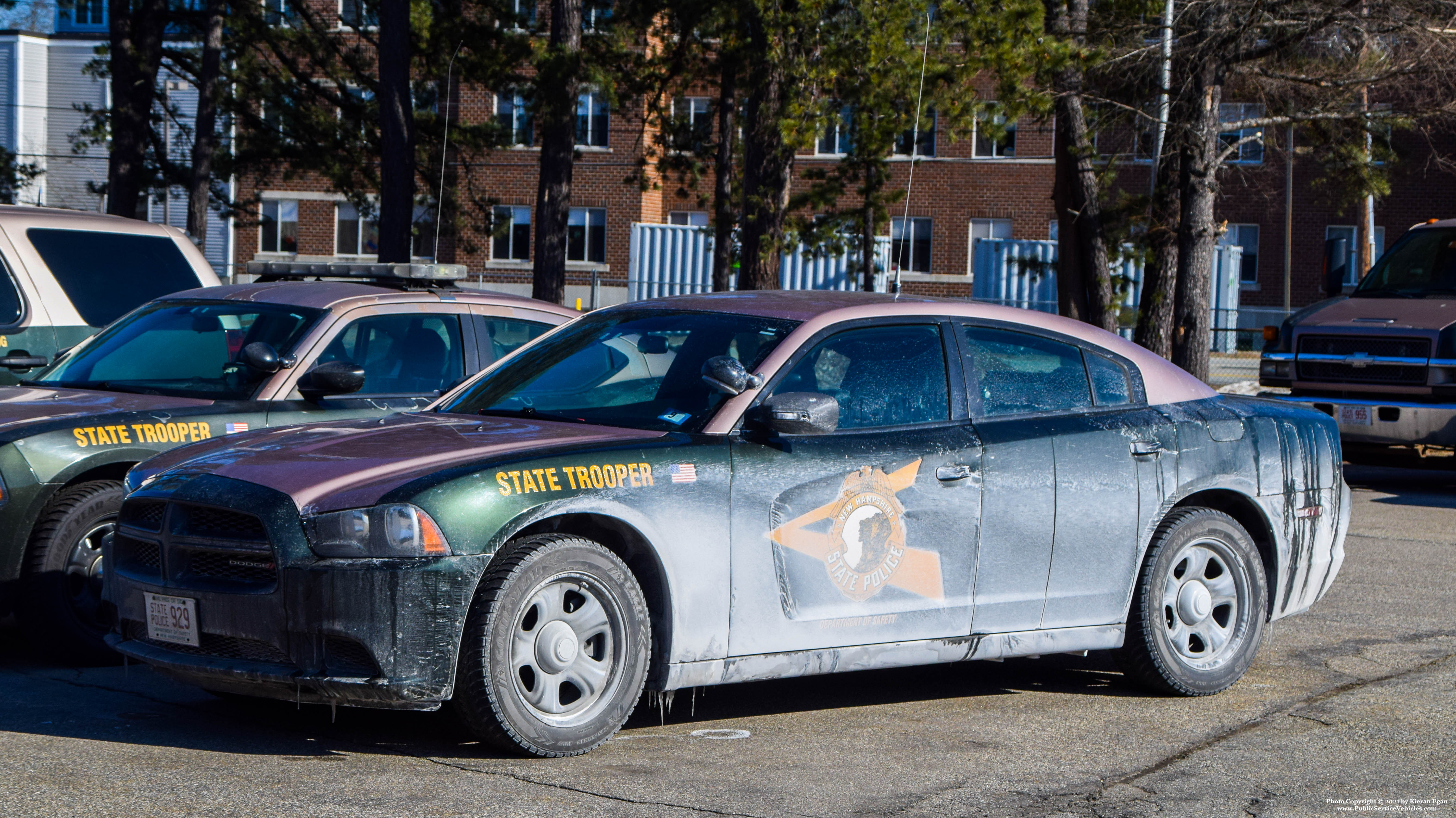 A photo  of New Hampshire State Police
            Cruiser 929, a 2011-2014 Dodge Charger             taken by Kieran Egan