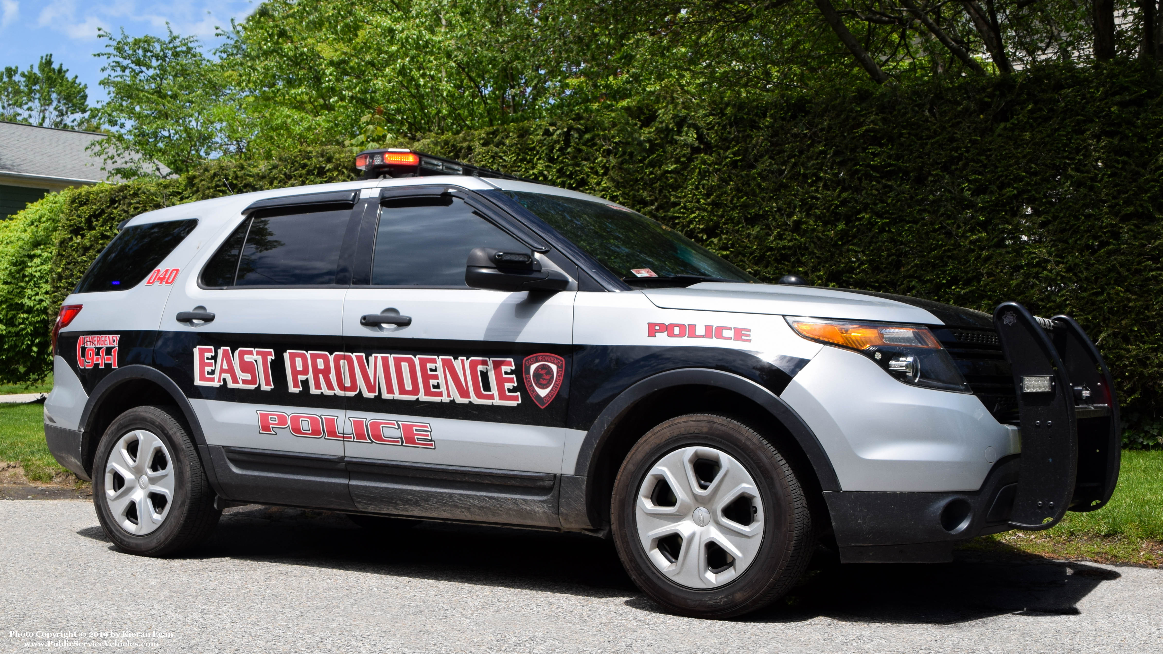 A photo  of East Providence Police
            Car 40, a 2013 Ford Police Interceptor Utility             taken by Kieran Egan