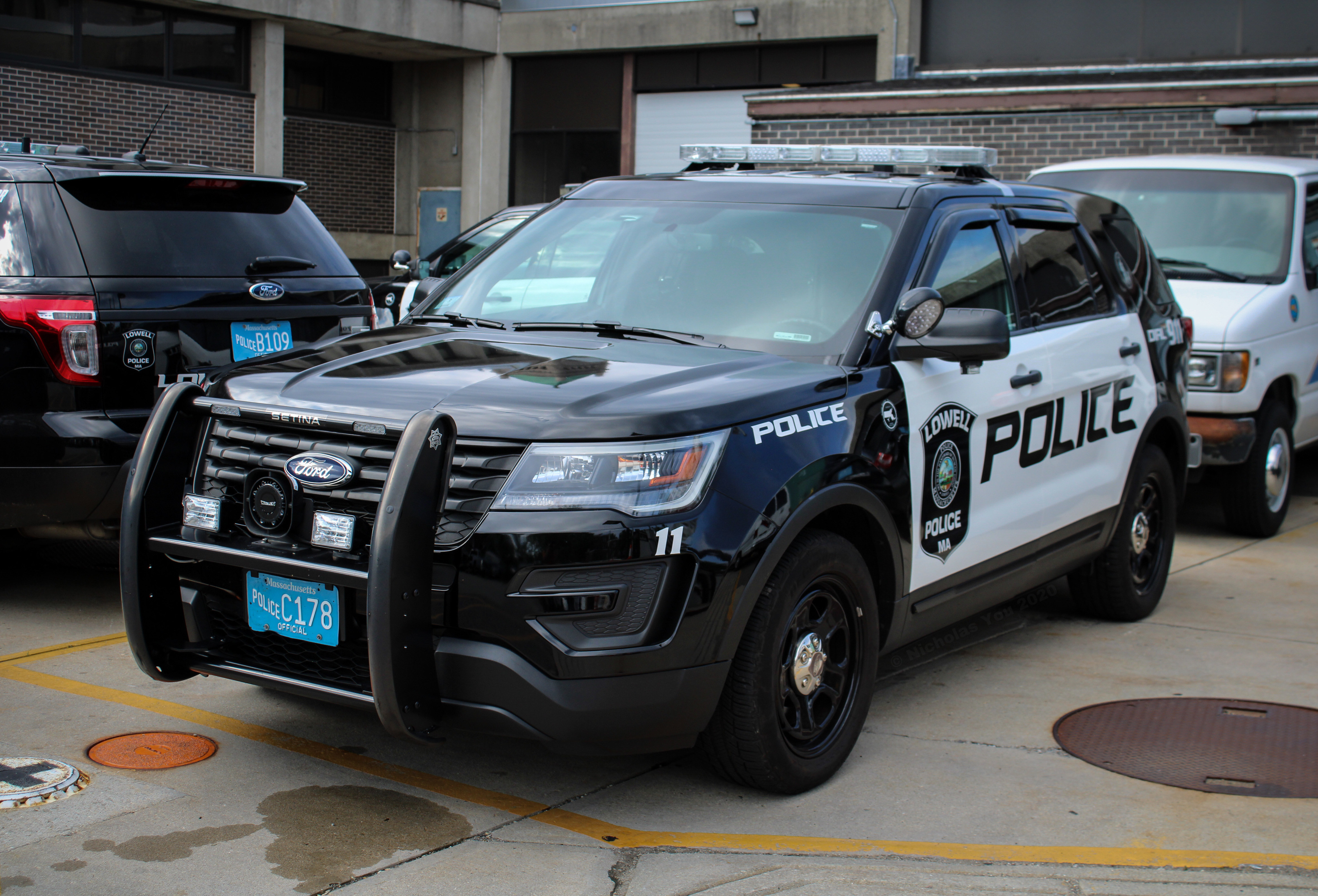 A photo  of Lowell Police
            Car 11, a 2017 Ford Police Interceptor Utility             taken by Nicholas You