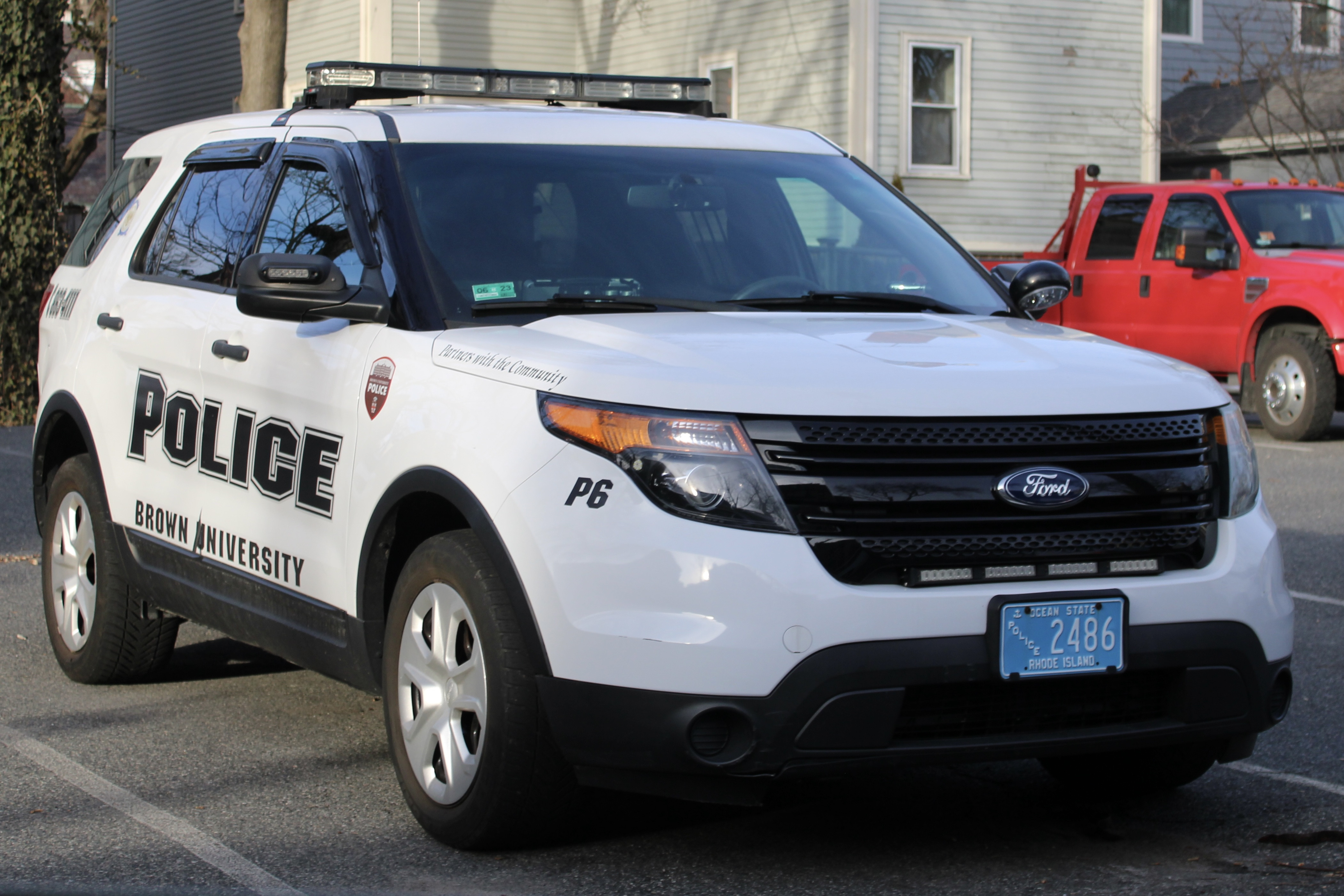 A photo  of Brown University Police
            Patrol 6, a 2015 Ford Police Interceptor Utility             taken by @riemergencyvehicles
