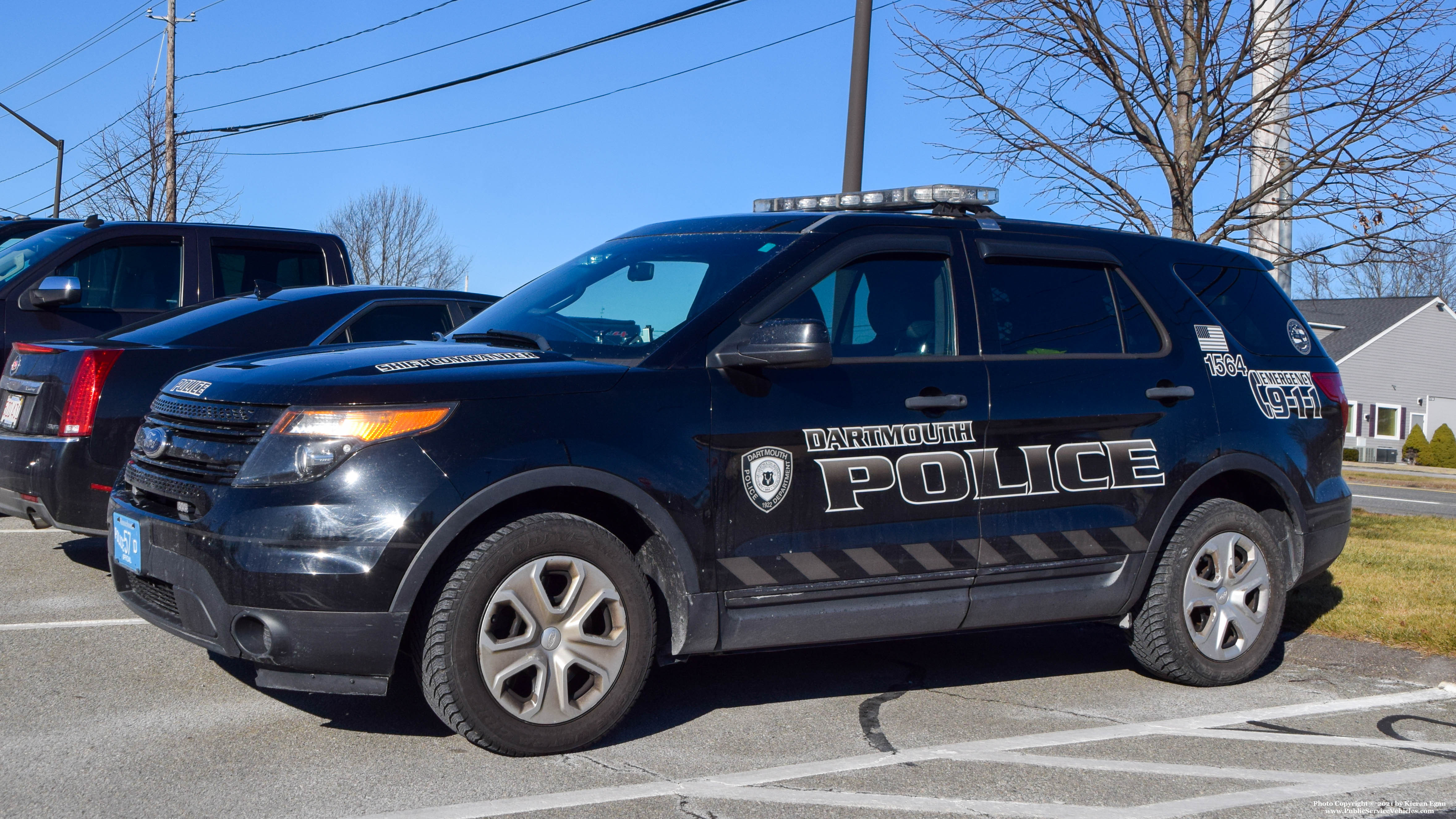 A photo  of Dartmouth Police
            Cruiser 1564, a 2013 Ford Police Interceptor Utility             taken by Kieran Egan