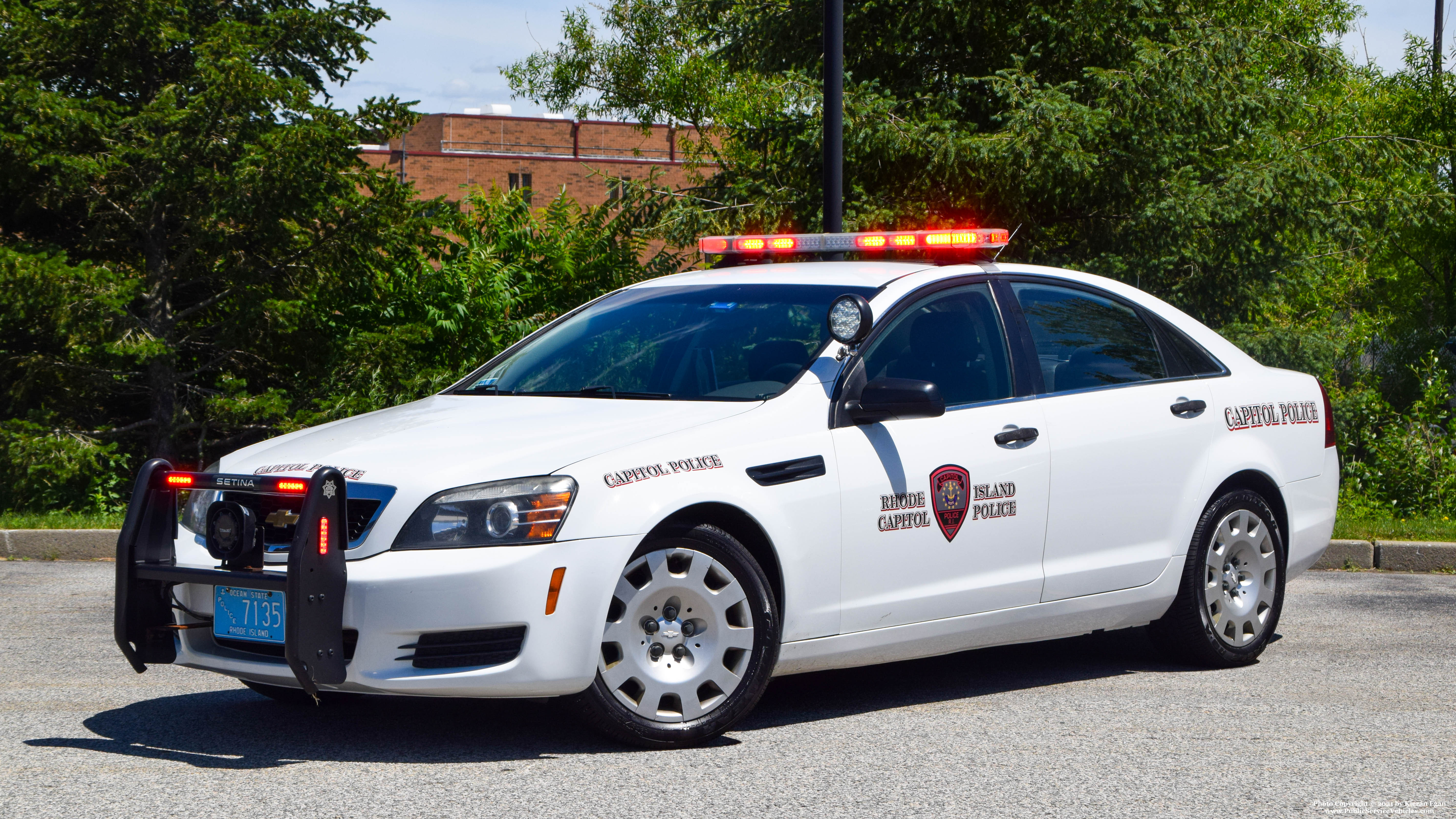 A photo  of Rhode Island Capitol Police
            Cruiser 7135, a 2014 Chevrolet Caprice             taken by Kieran Egan