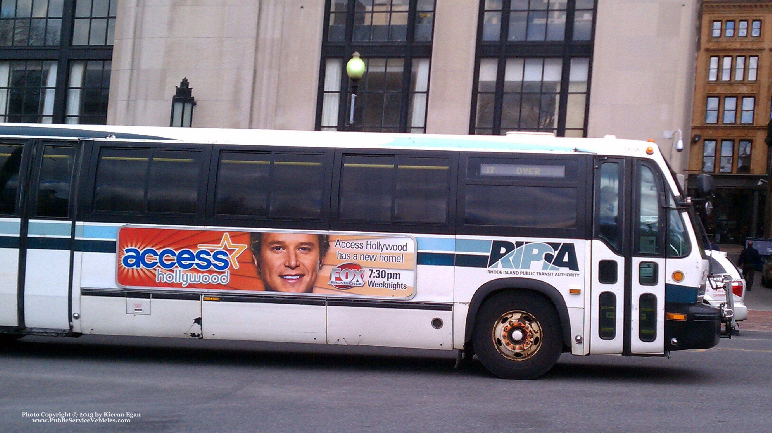 A photo  of Rhode Island Public Transit Authority
            Bus 0036, a 2000 Nova Bus RTS T82VN             taken by Kieran Egan