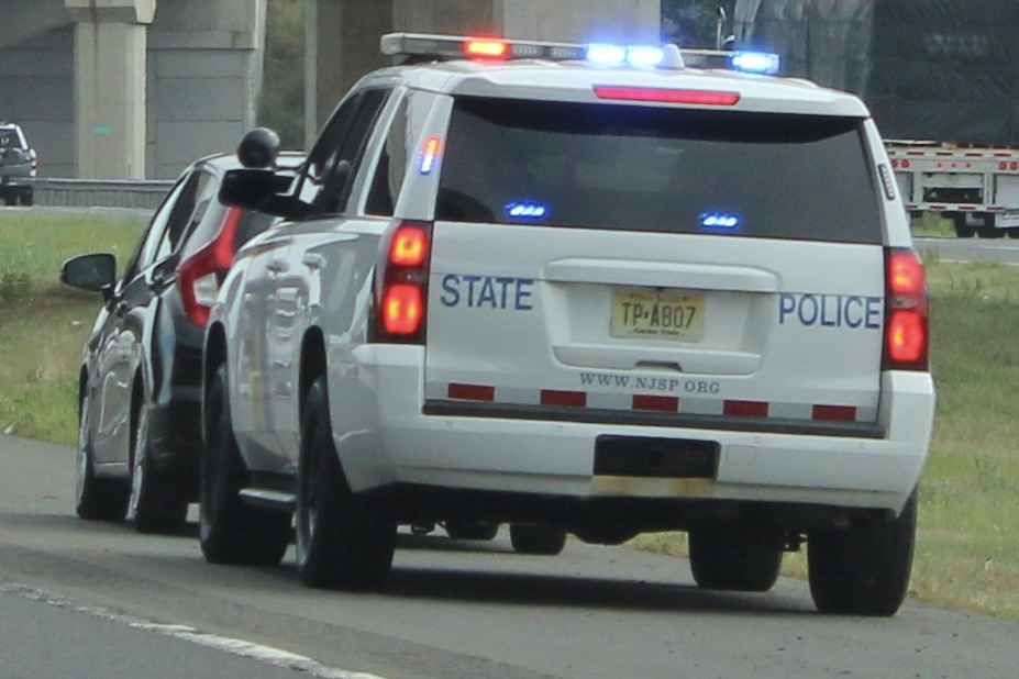 A photo  of New Jersey State Police
            Cruiser 807, a 2015 Chevrolet Tahoe             taken by @riemergencyvehicles