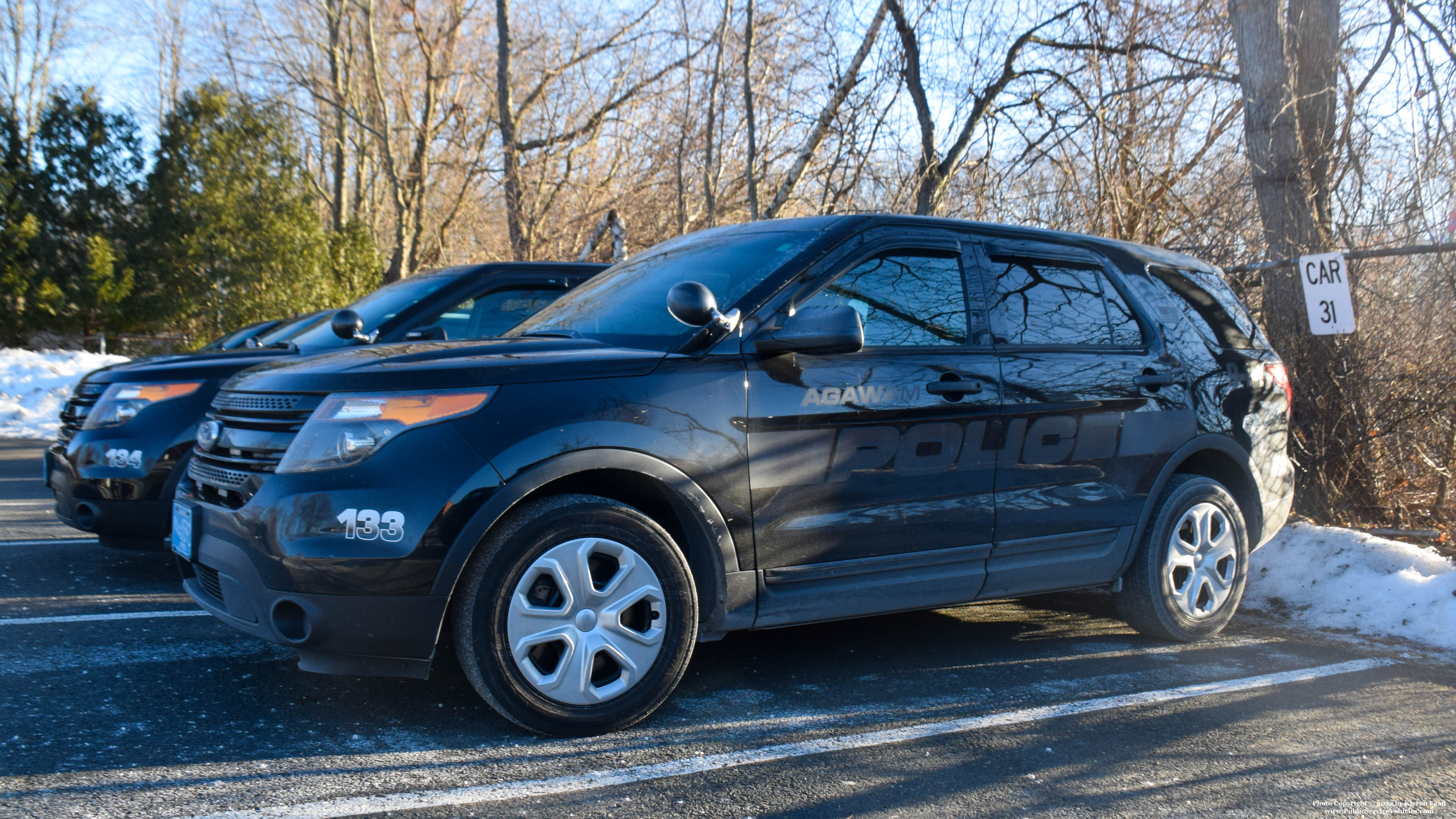 A photo  of Agawam Police
            Cruiser 133, a 2013-2015 Ford Police Interceptor Utility             taken by Kieran Egan