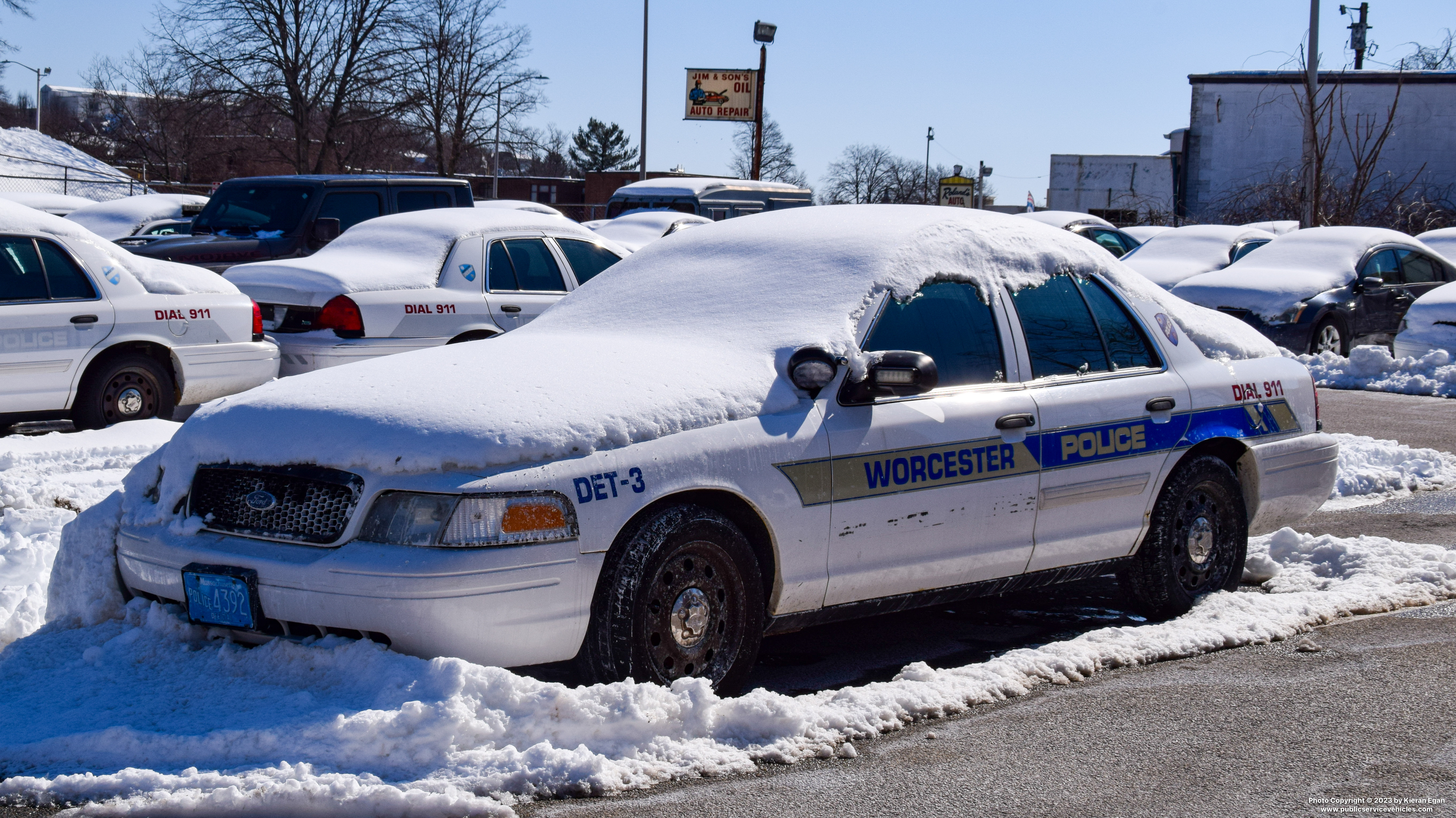 A photo  of Worcester Police
            Detail 3, a 2011 Ford Crown Victoria Police Interceptor             taken by Kieran Egan