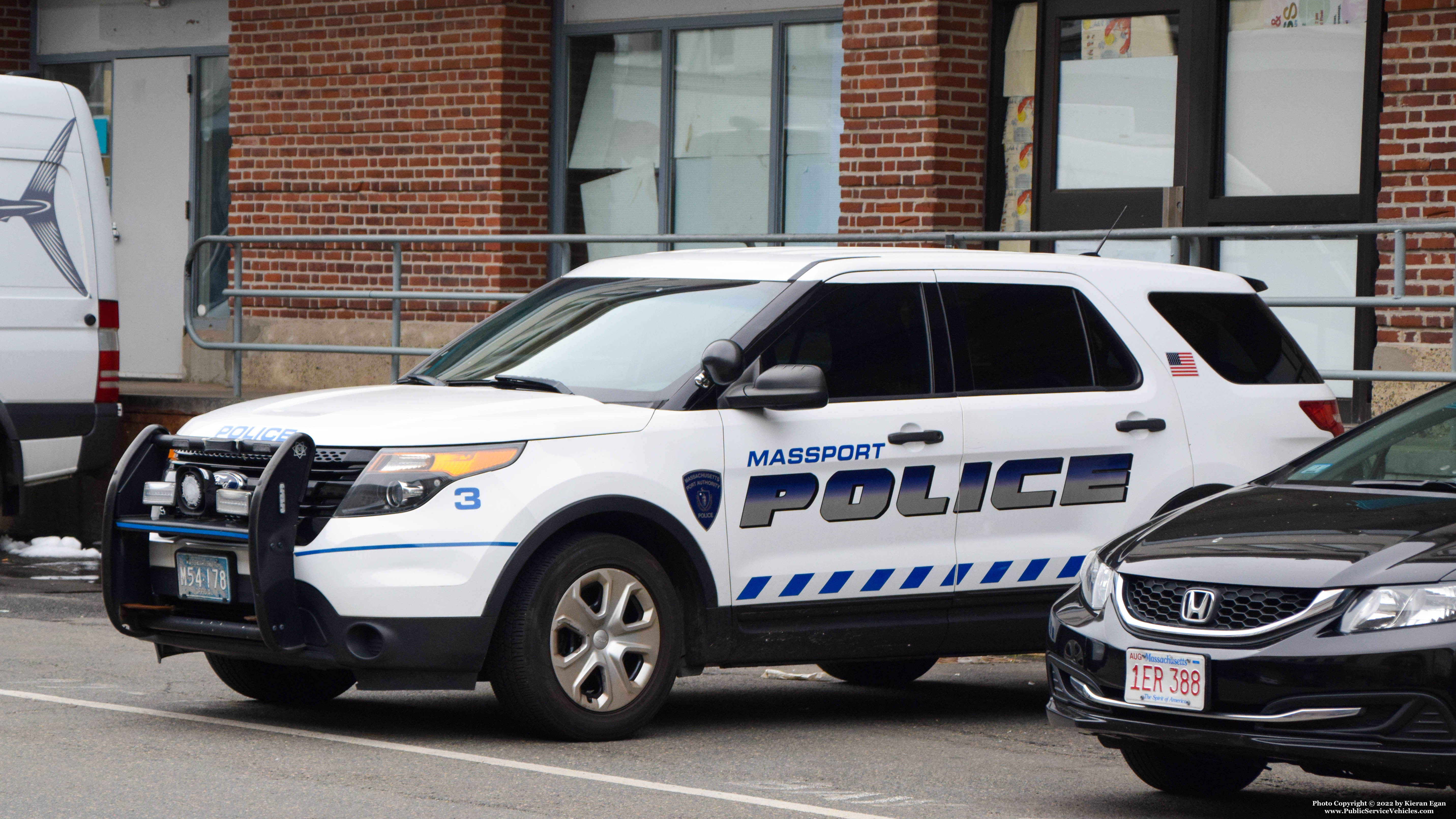 A photo  of Massport Police
            Car 3, a 2013 Ford Police Interceptor Utility             taken by Kieran Egan