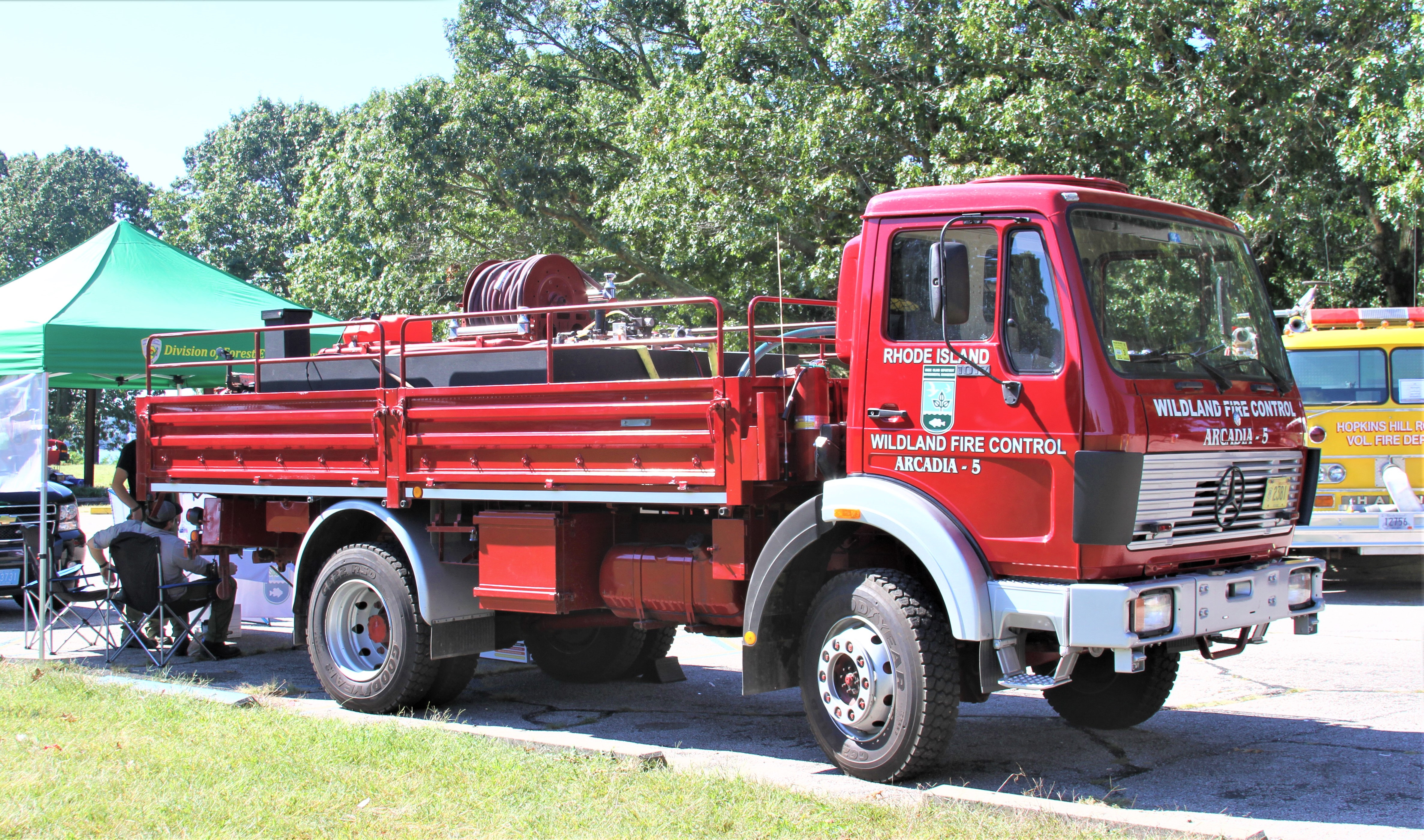 A photo  of Rhode Island Wildland Fire Control
            Arcadia - 5, a 1977-1988 Mercedes-Benz 1017             taken by Richard Schmitter