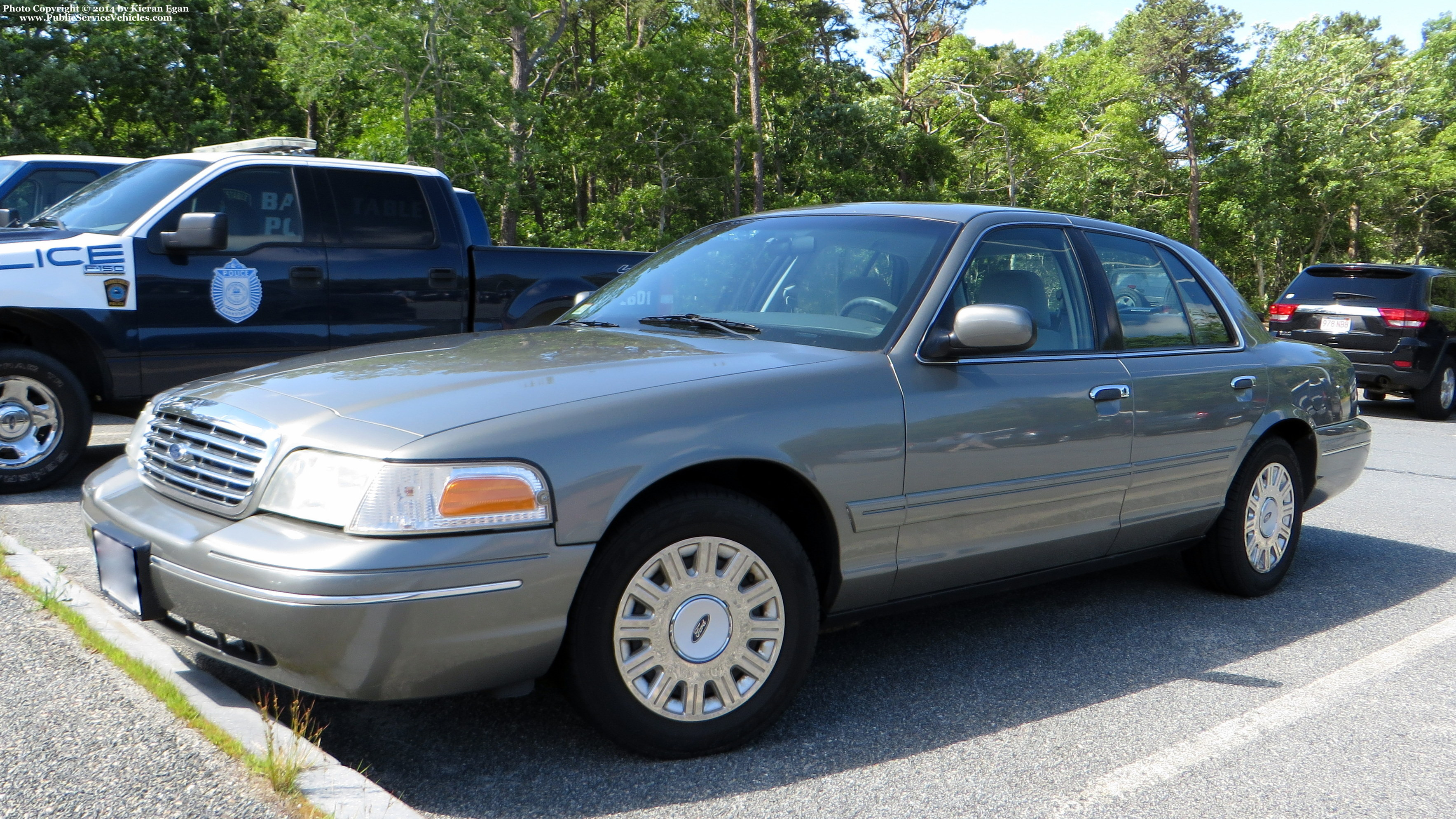 A photo  of Barnstable Police
            Unmarked Unit, a 2003-2005 Ford Crown Victoria             taken by Kieran Egan