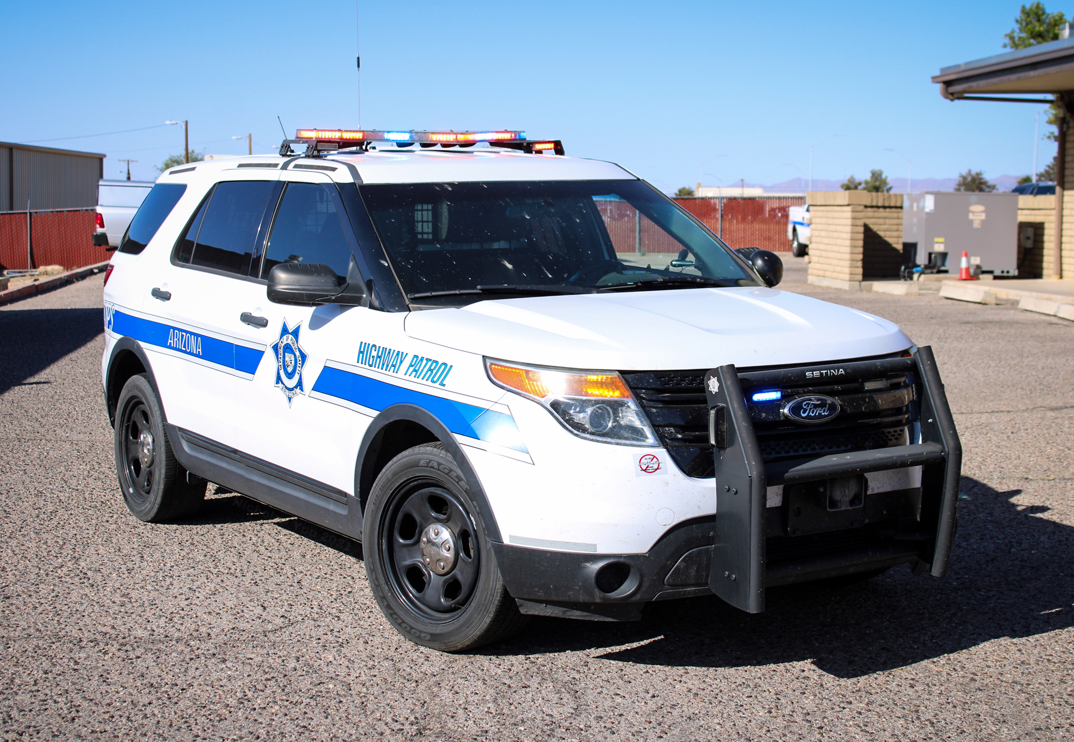 A photo  of Arizona Department of Public Safety
            Patrol Unit, a 2013-2015 Ford Police Interceptor Utility             taken by Nicholas You