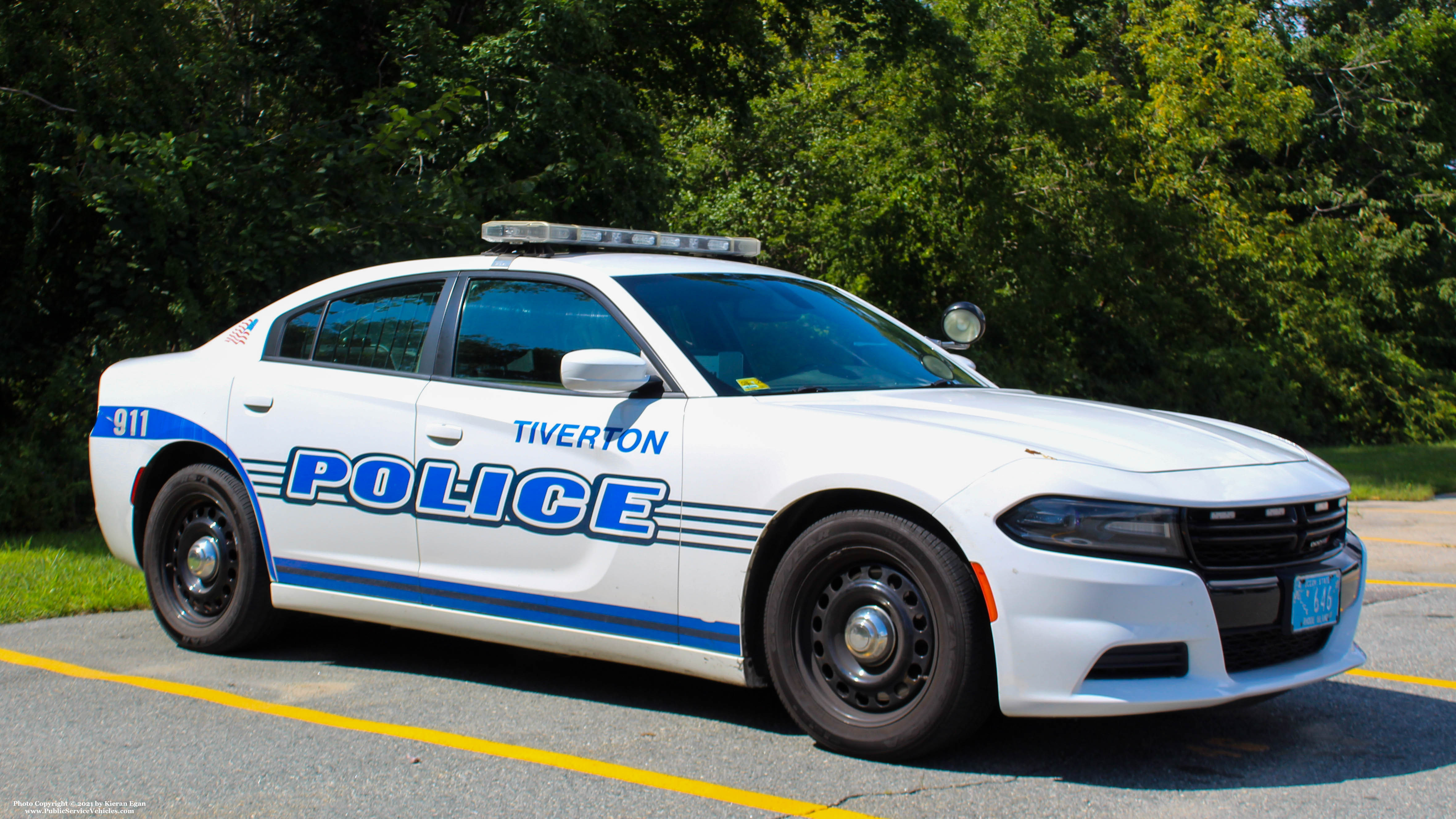 A photo  of Tiverton Police
            Car 46, a 2015 Dodge Charger             taken by Kieran Egan