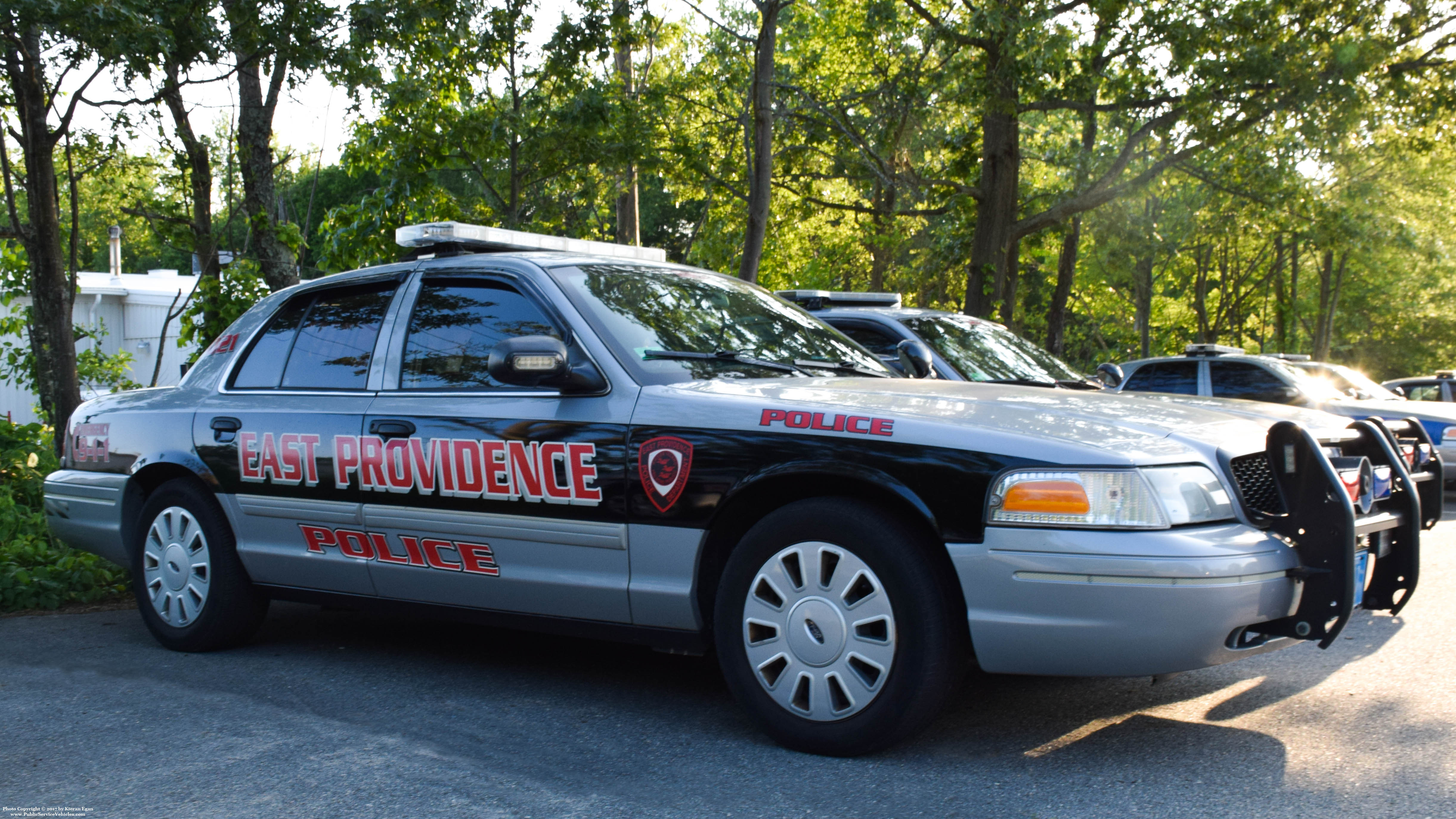 A photo  of East Providence Police
            Car 21, a 2011 Ford Crown Victoria Police Interceptor             taken by Kieran Egan