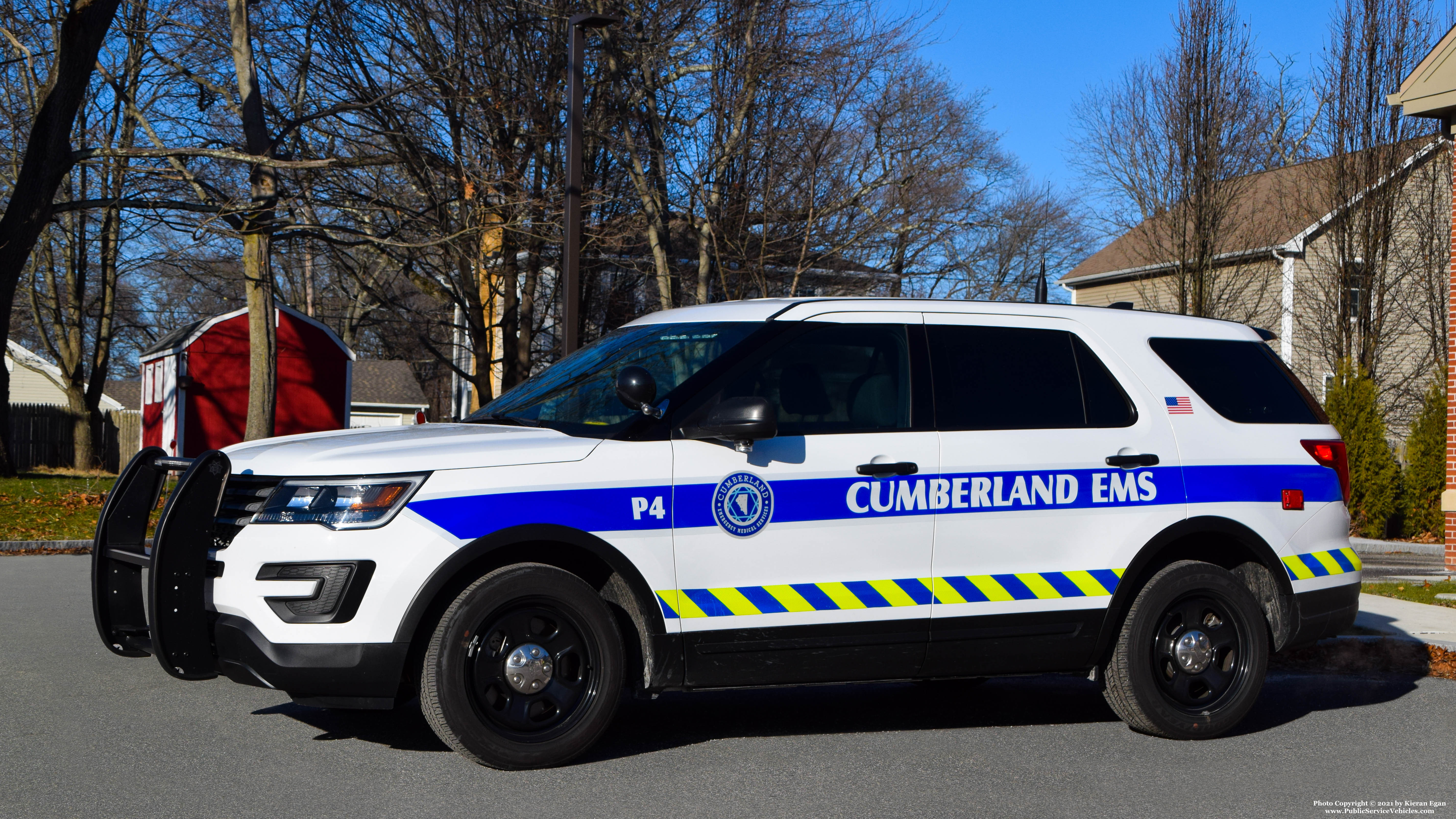 A photo  of Cumberland EMS
            Paramedic 4, a 2018 Ford Police Interceptor Utility             taken by Kieran Egan
