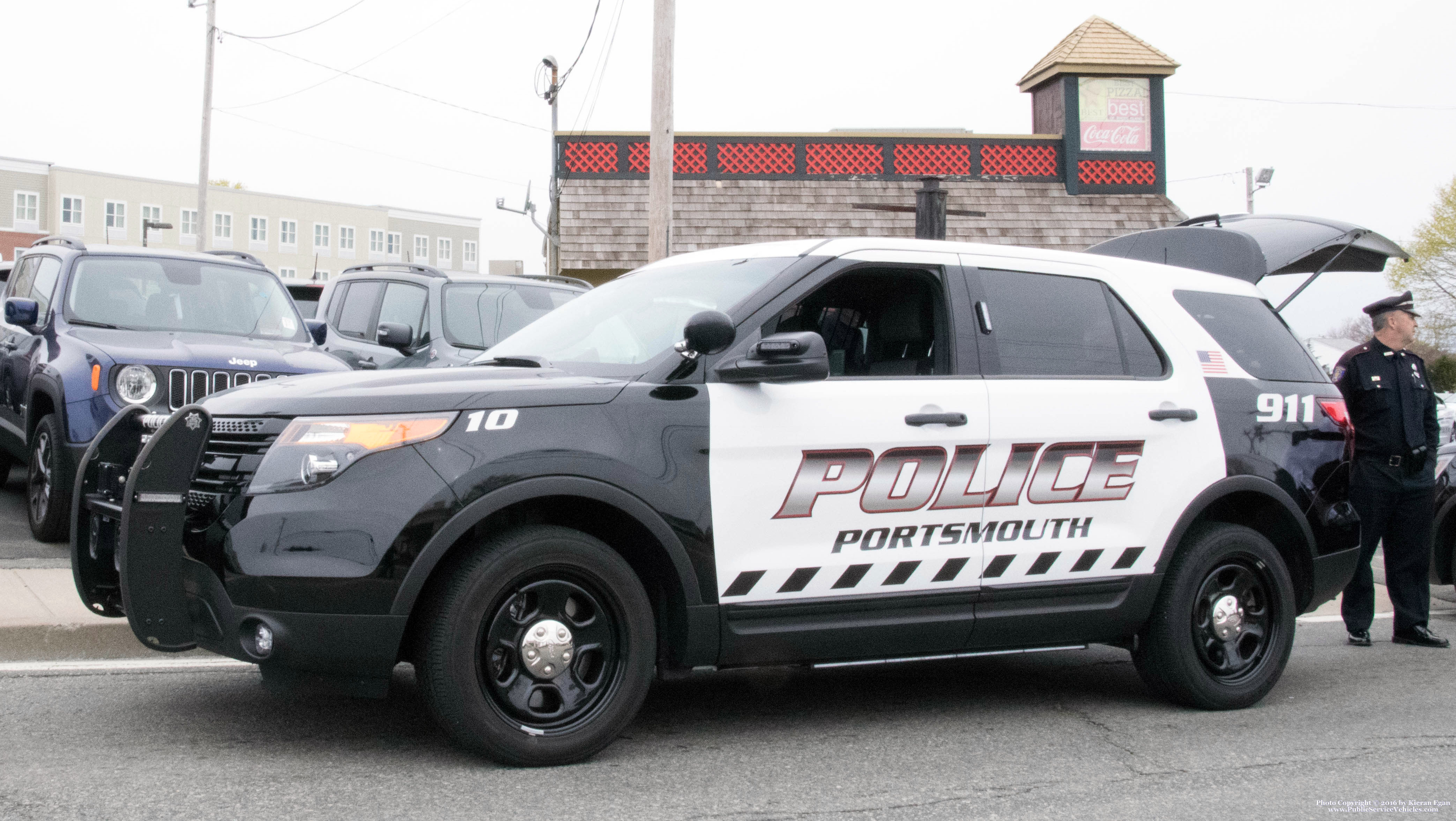 A photo  of Portsmouth Police
            Car 10, a 2015 Ford Police Interceptor Utility             taken by Kieran Egan