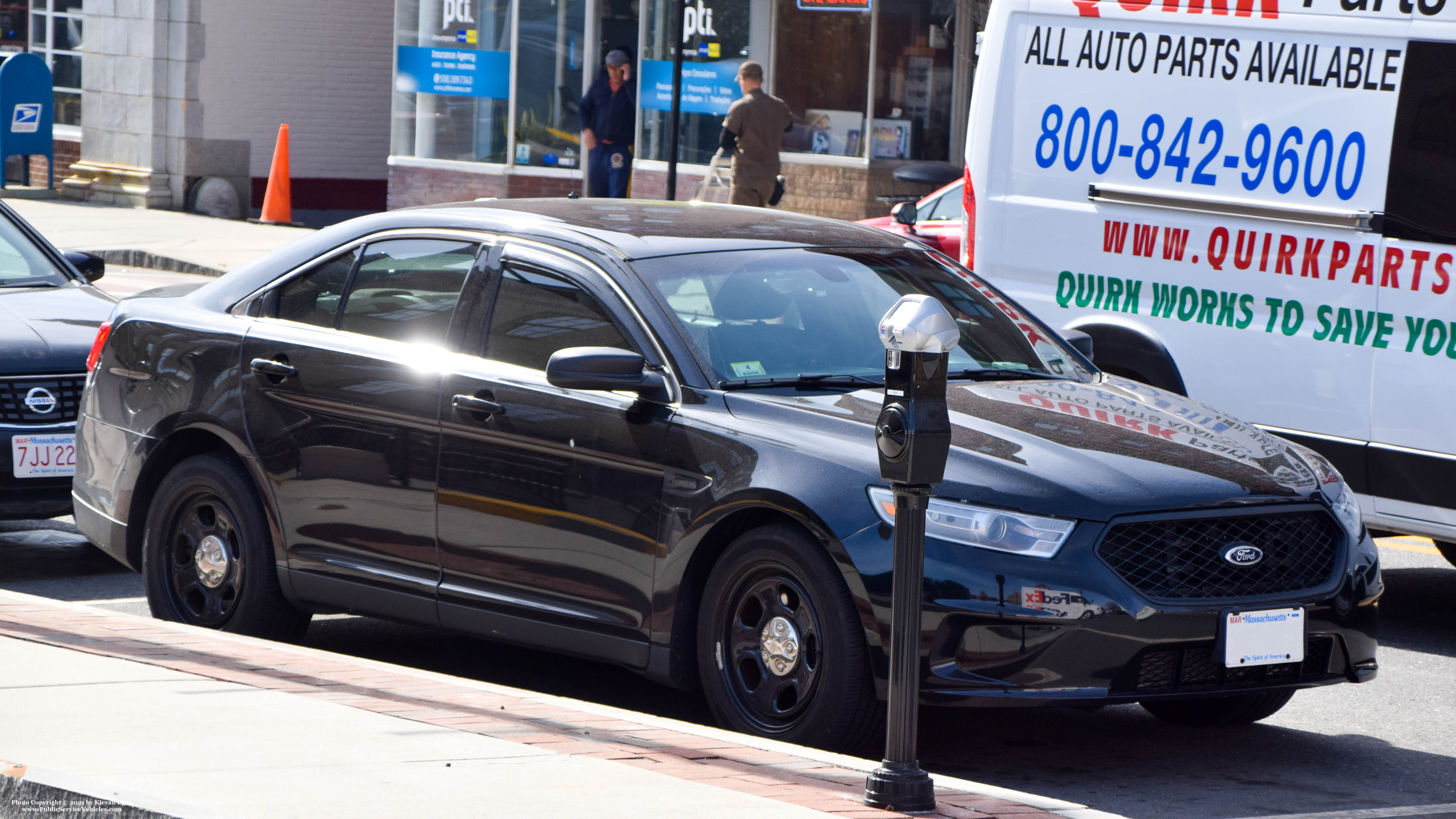 A photo  of Framingham Police
            Unmarked Unit, a 2013-2019 Ford Police Interceptor Sedan             taken by Kieran Egan