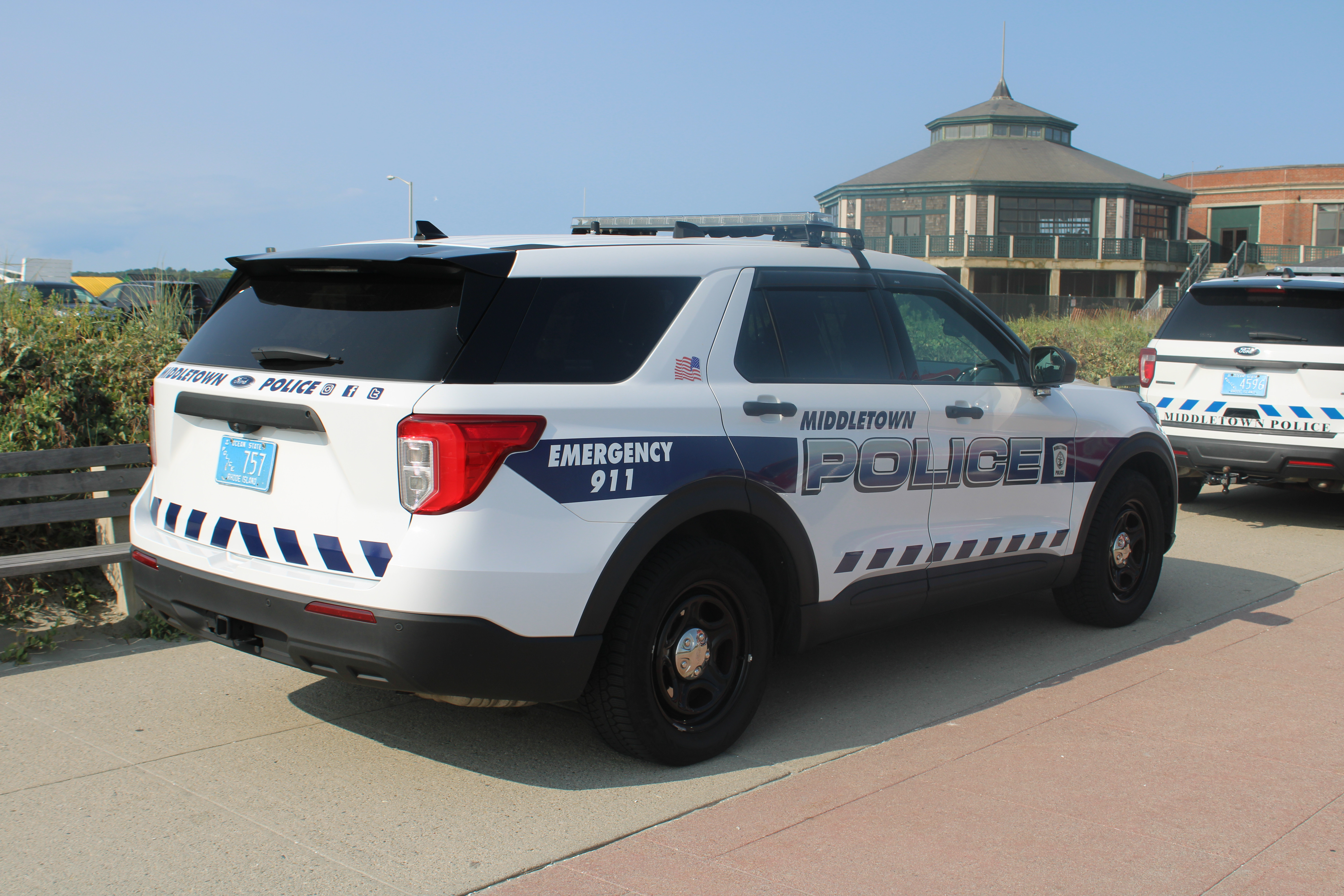 A photo  of Middletown Police
            Cruiser 757, a 2021-2023 Ford Police Interceptor Utility             taken by @riemergencyvehicles