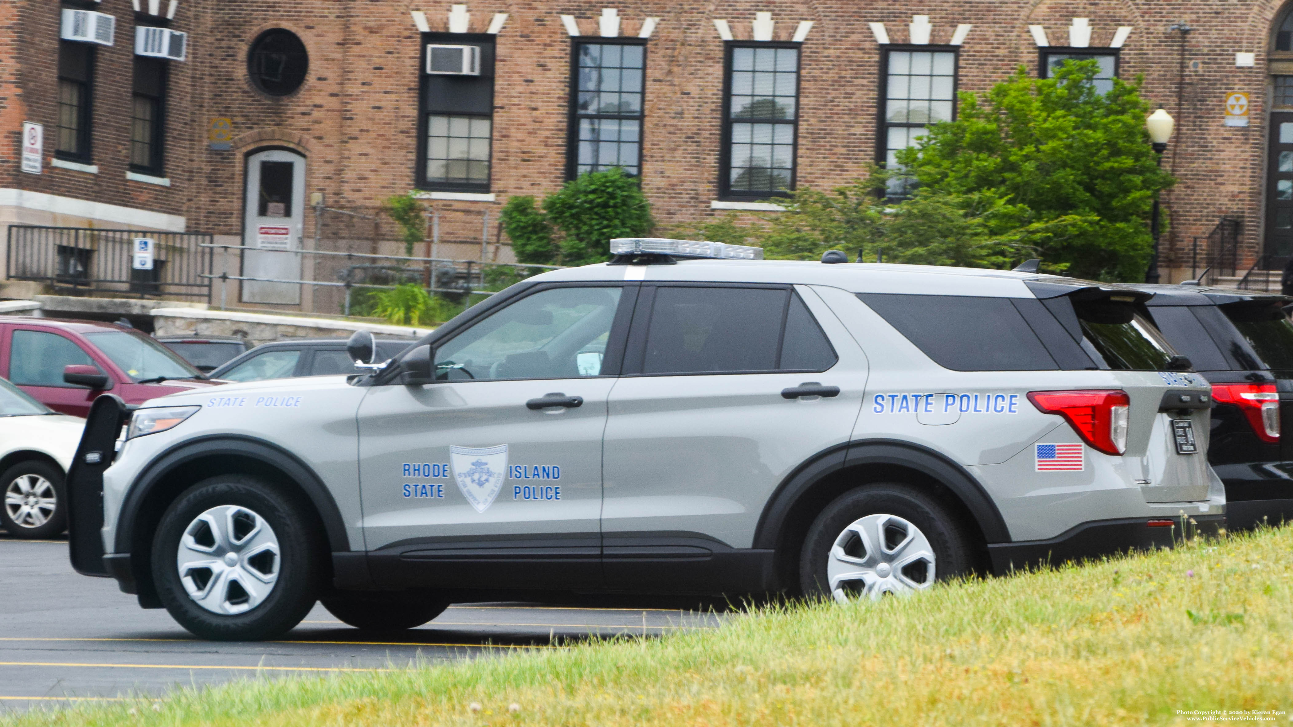 A photo  of Rhode Island State Police
            Cruiser 84, a 2020 Ford Police Interceptor Utility             taken by Kieran Egan