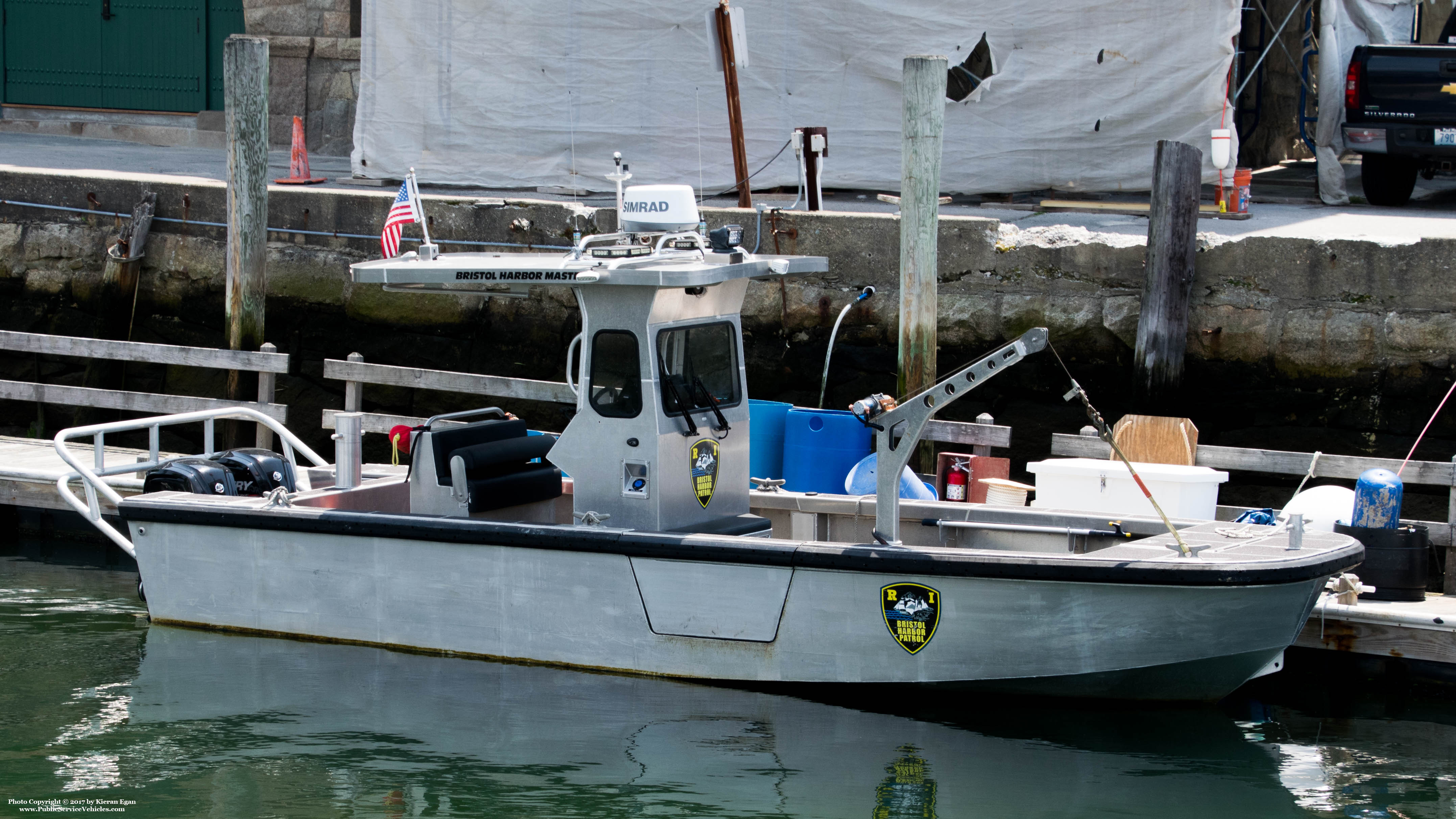 A photo  of Bristol Police
            Harbor Master, a 2008-2017 Marine Unit             taken by Kieran Egan