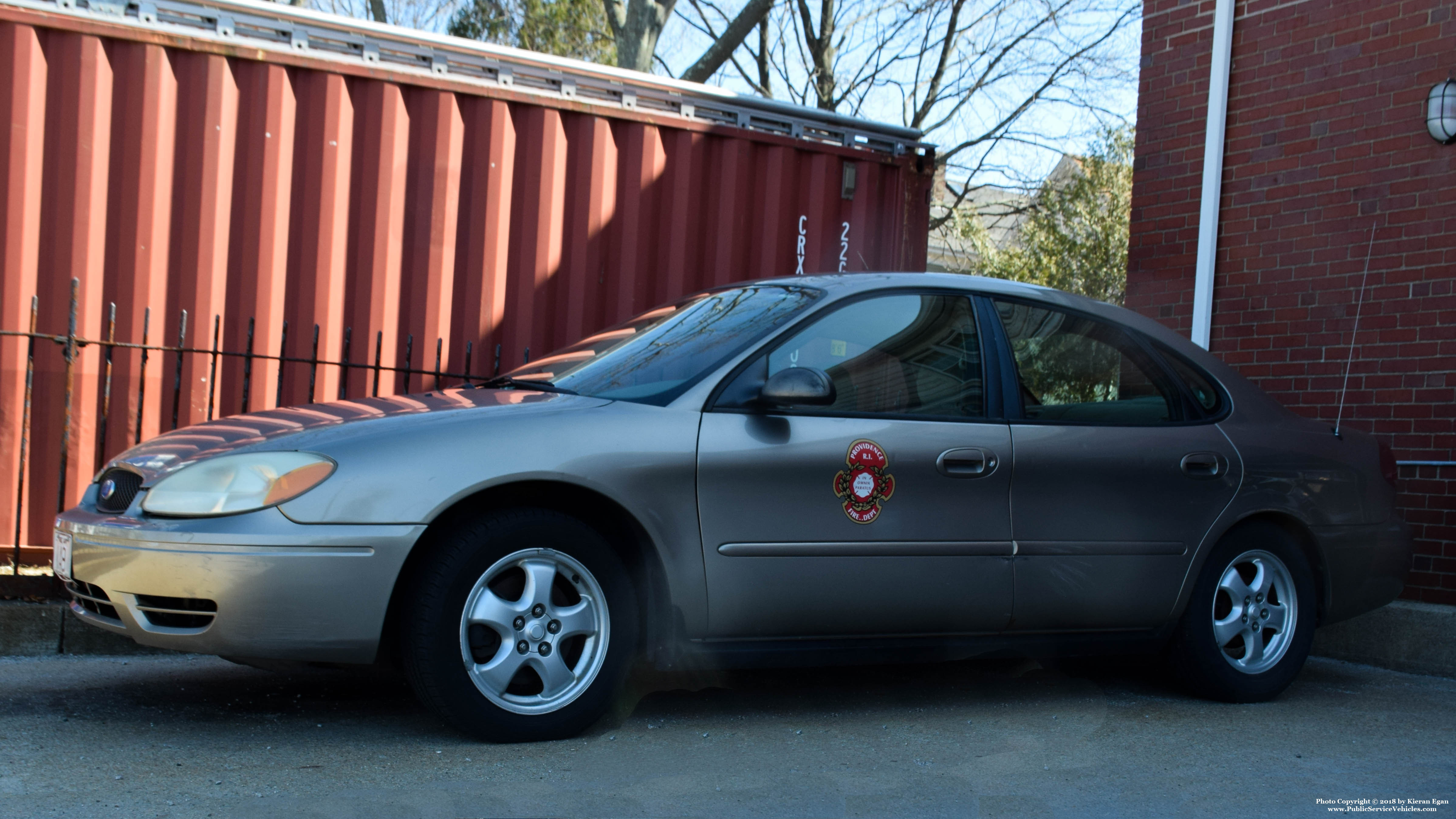 A photo  of Providence Fire
            Spare, a 2004-2007 Ford Taurus             taken by Kieran Egan