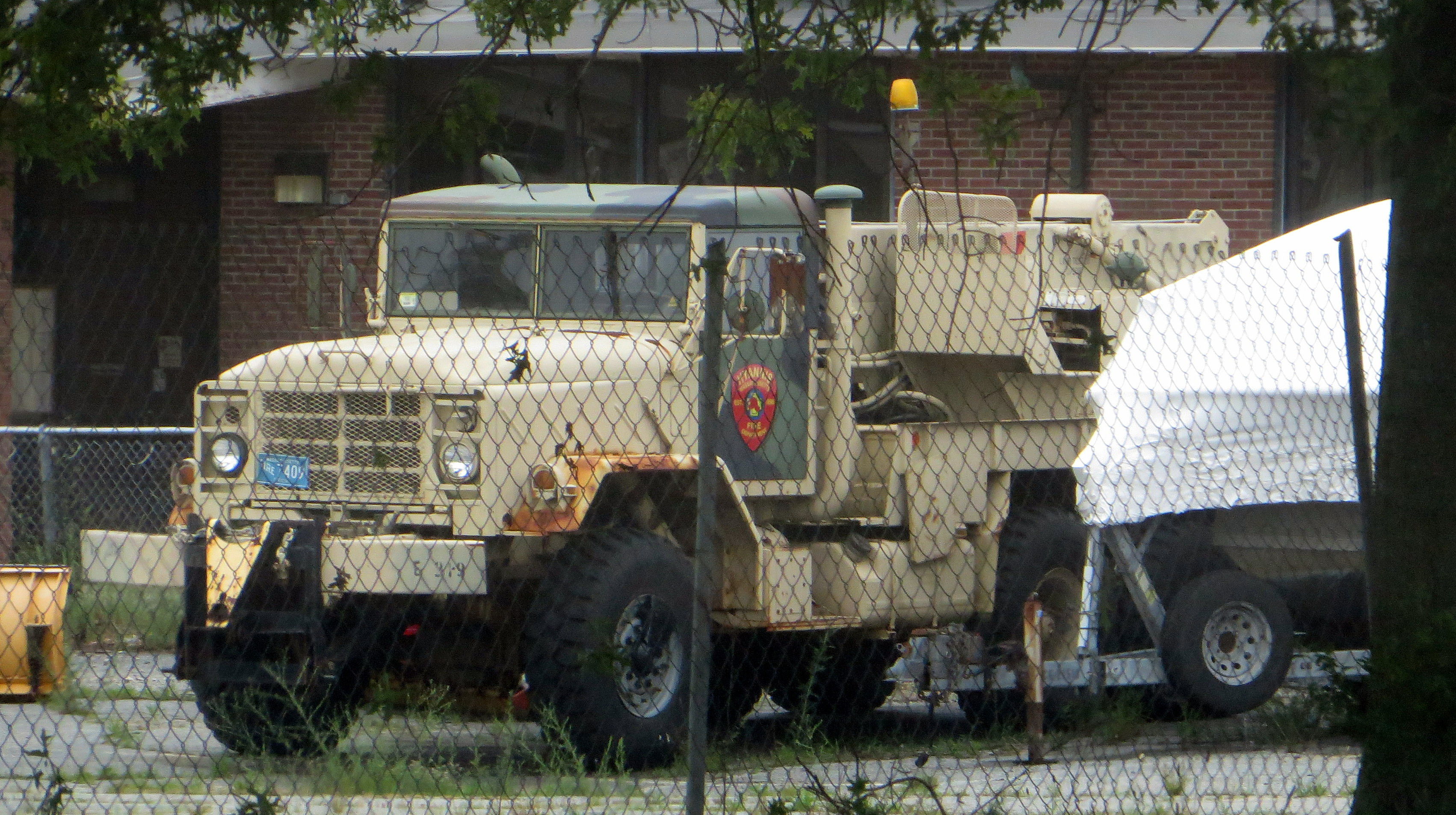 A photo  of Hyannis Fire District
            Heavy Utility 824, a 1992 AM General 5-Ton 6x6             taken by Kieran Egan