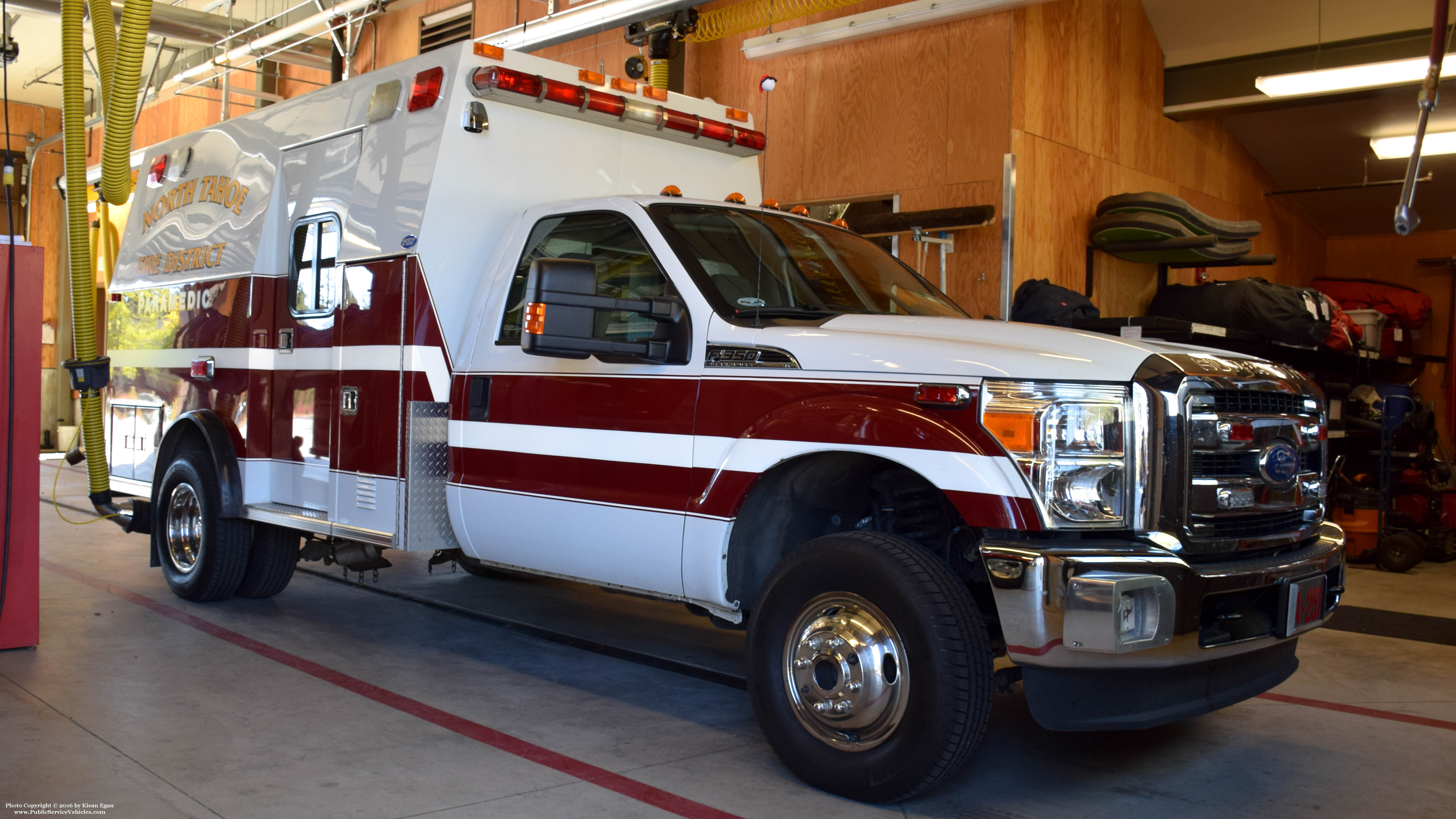A photo  of North Tahoe Fire District
            Ambulance 251, a 2011 Ford F-350             taken by Kieran Egan