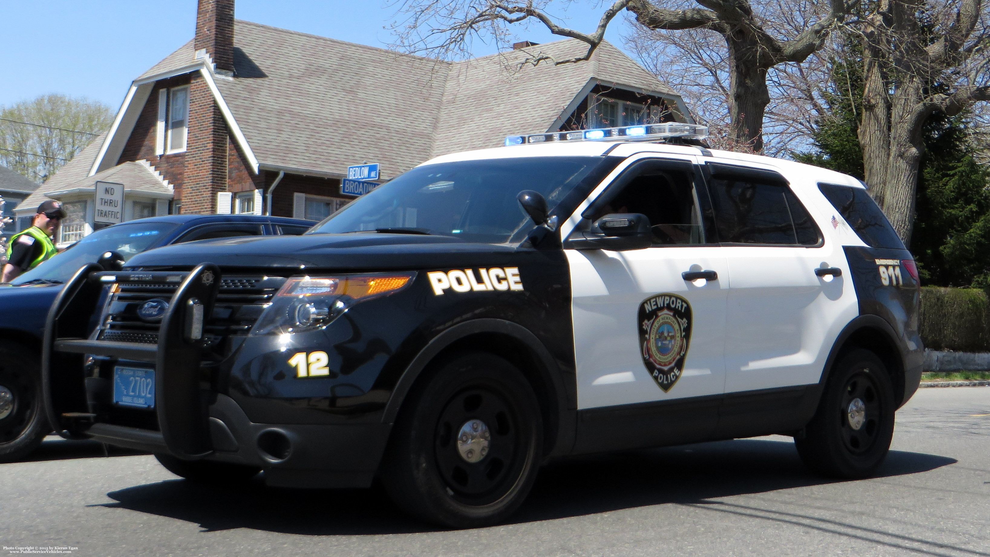 A photo  of Newport Police
            Car 12, a 2014 Ford Police Interceptor Utility             taken by Kieran Egan