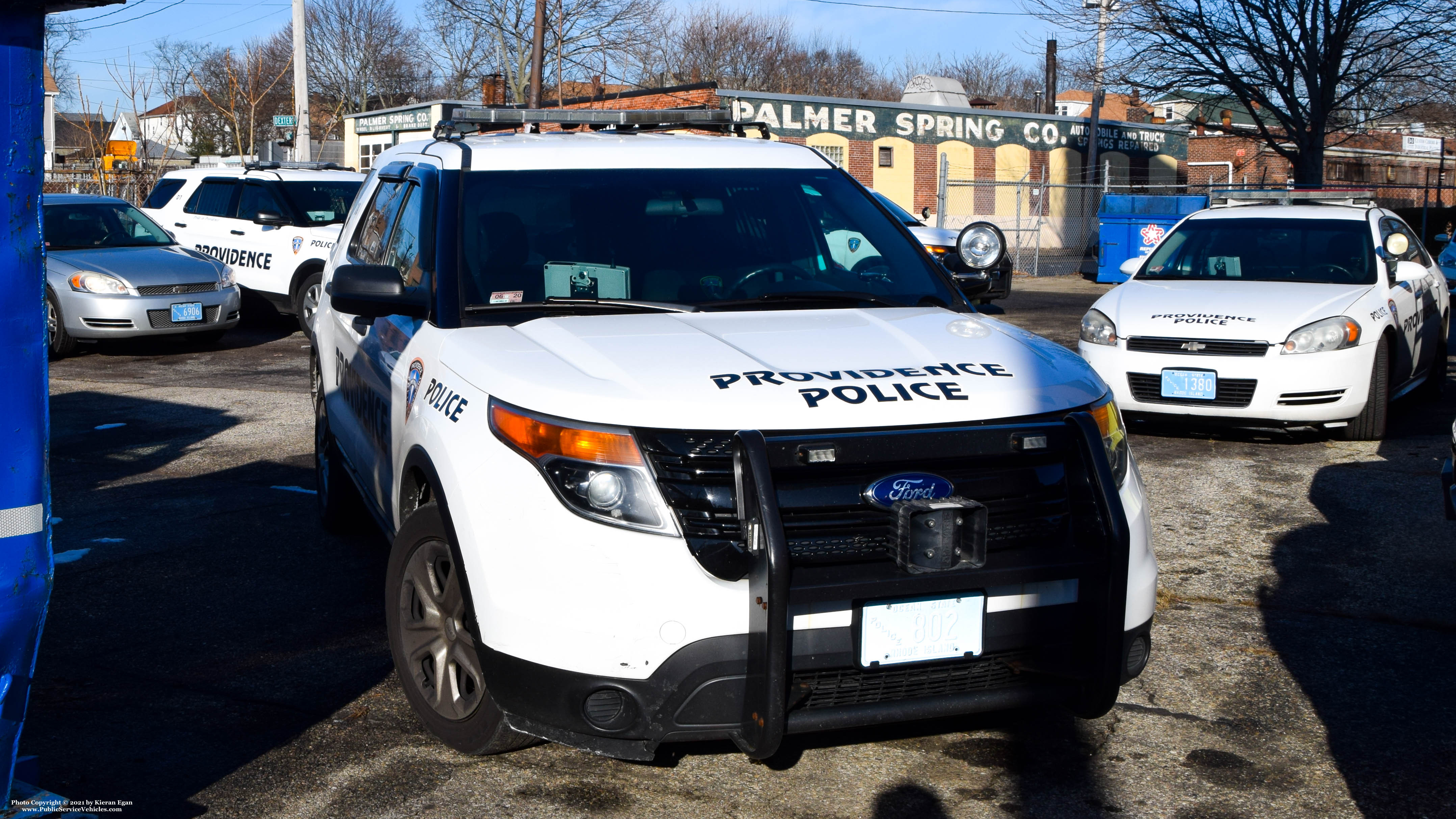 A photo  of Providence Police
            Cruiser 802, a 2015 Ford Police Interceptor Utility             taken by Kieran Egan