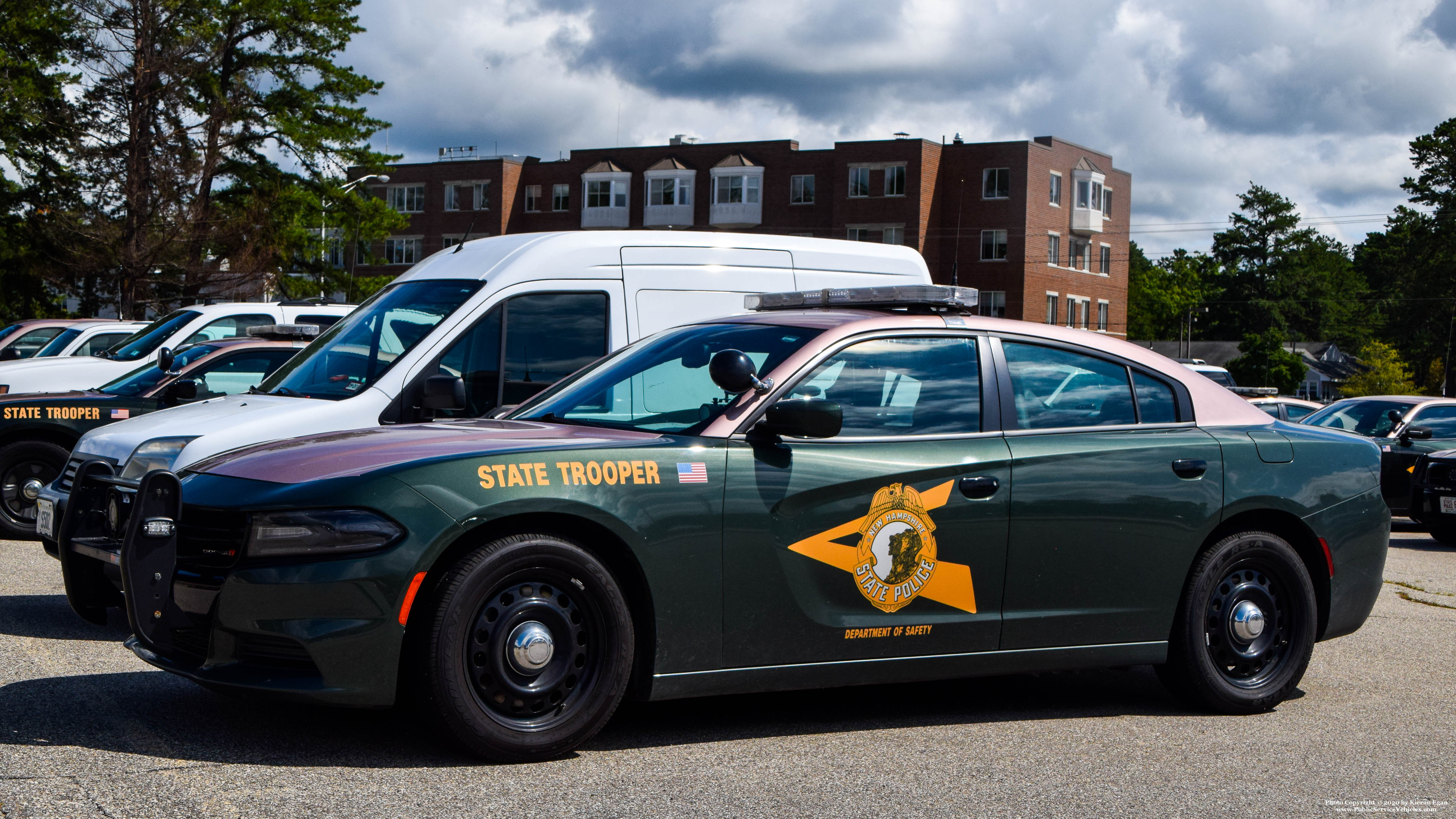 A photo  of New Hampshire State Police
            Cruiser 507, a 2015-2019 Dodge Charger             taken by Kieran Egan