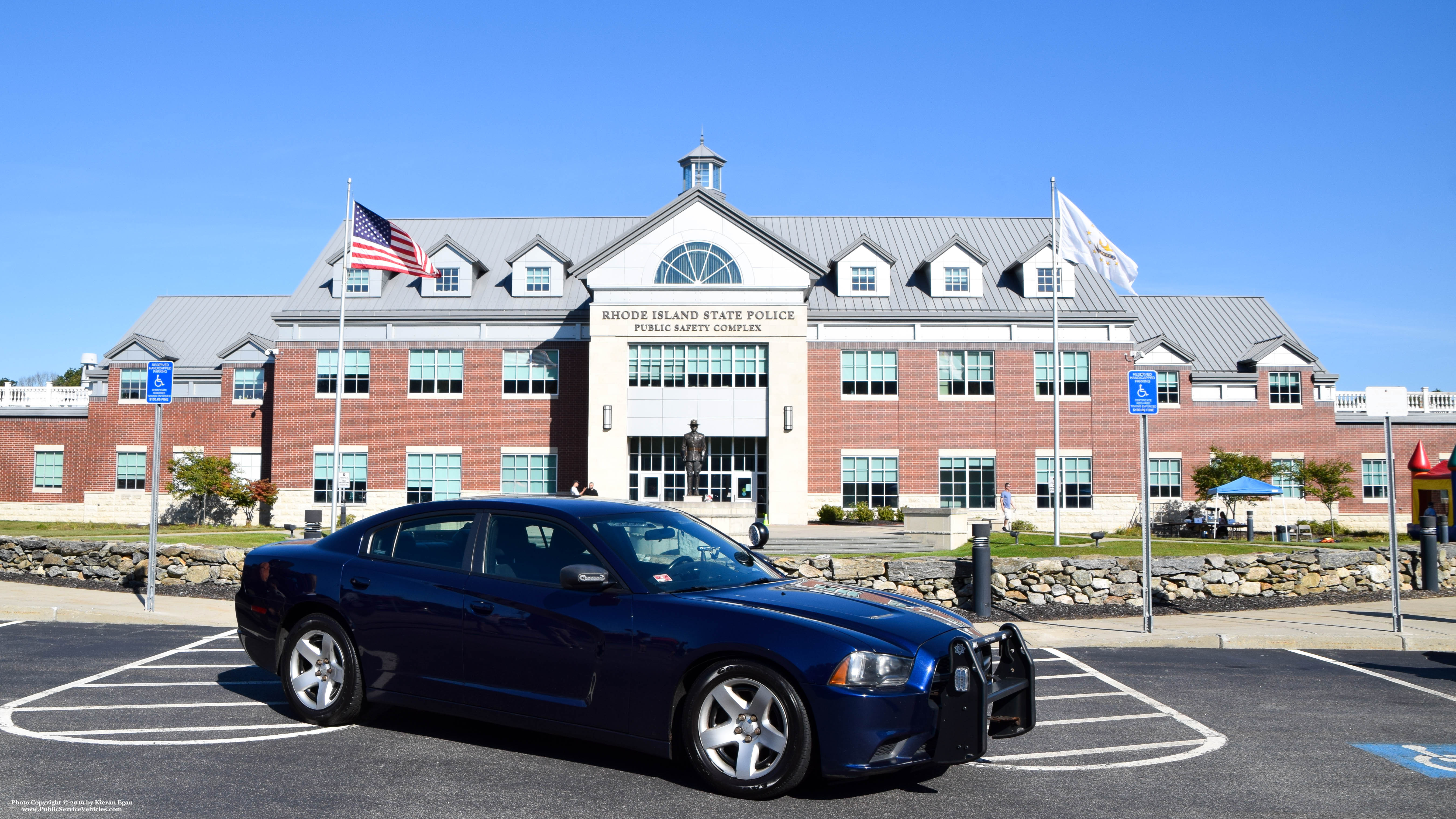 A photo  of Rhode Island State Police
            Cruiser 91, a 2013 Dodge Charger             taken by Kieran Egan