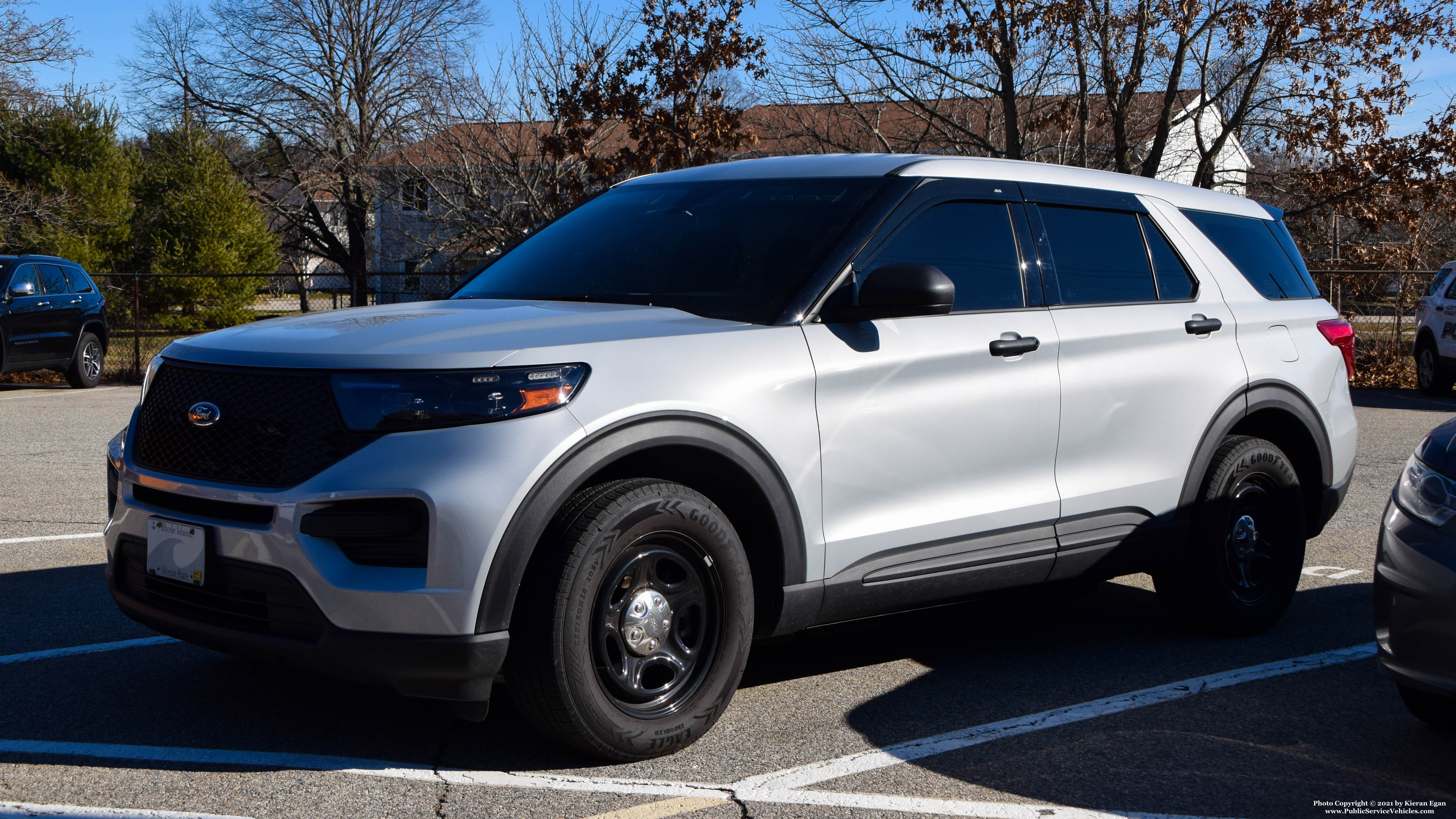 A photo  of North Kingstown Police
            Unmarked Unit, a 2020 Ford Police Interceptor Utility             taken by Kieran Egan