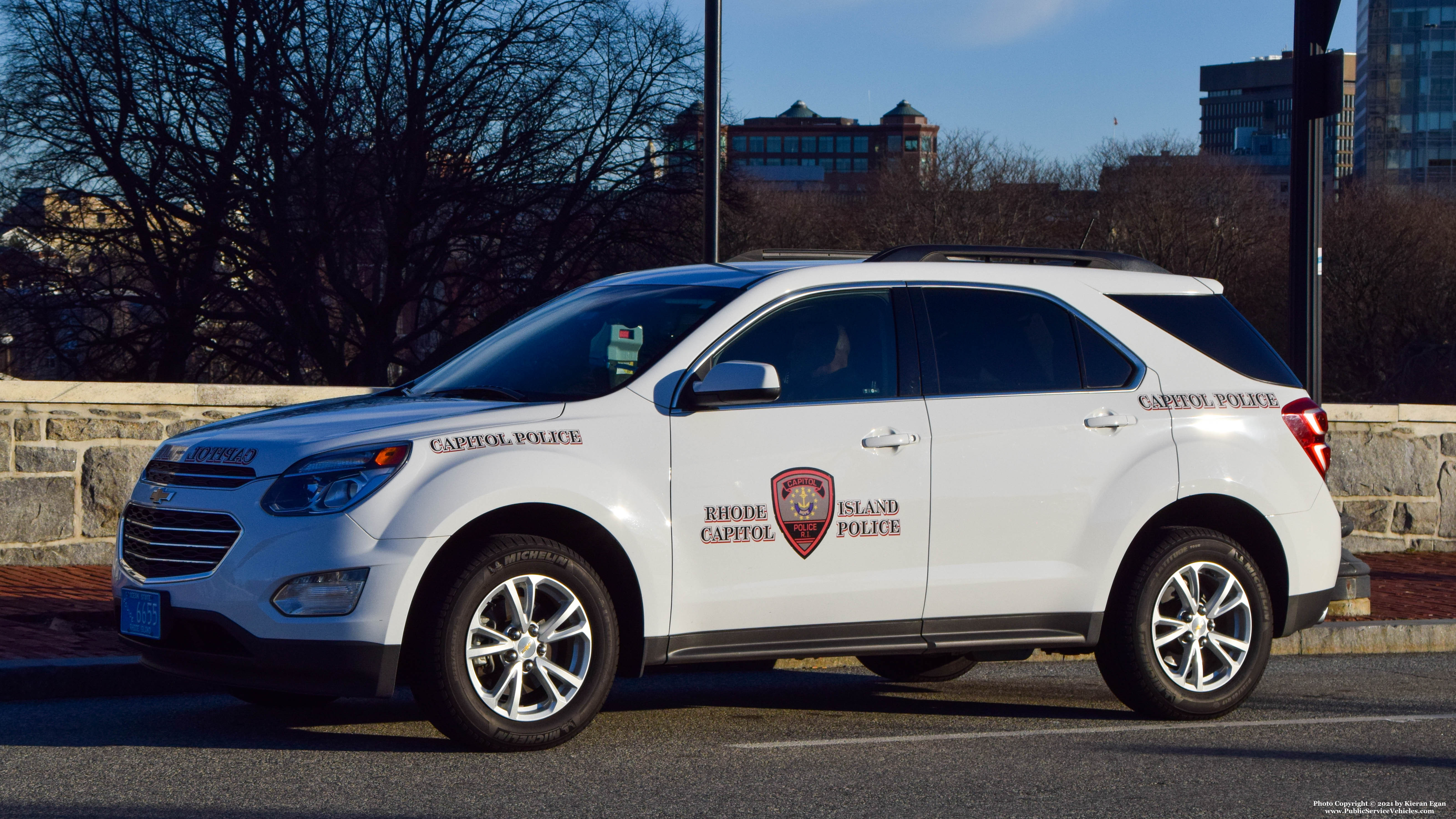 A photo  of Rhode Island Capitol Police
            Cruiser 6655, a 2010-2017 Chevrolet Equinox             taken by Kieran Egan