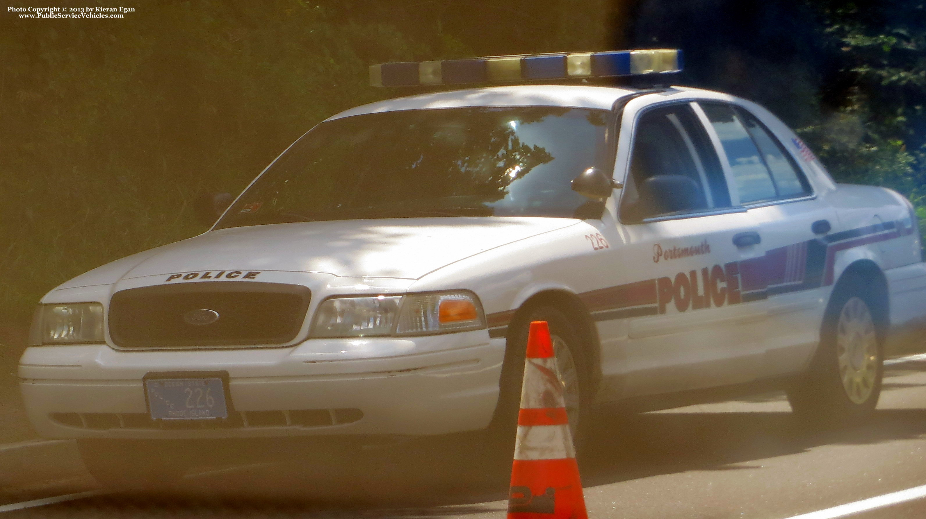 A photo  of Portsmouth Police
            Cruiser 226, a 2003-2005 Ford Crown Victoria Police Interceptor             taken by Kieran Egan
