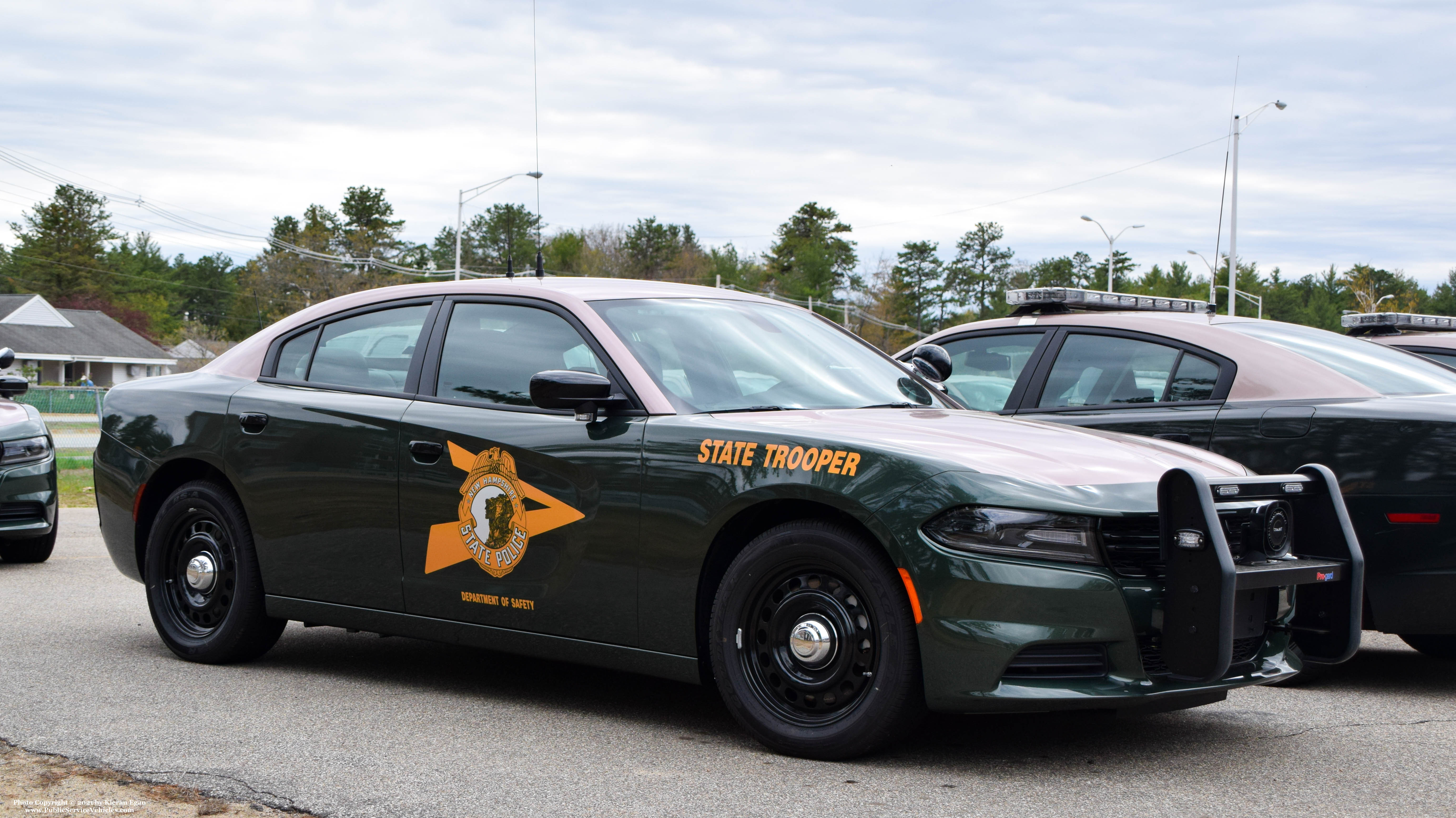 A photo  of New Hampshire State Police
            Cruiser 216, a 2020 Dodge Charger             taken by Kieran Egan