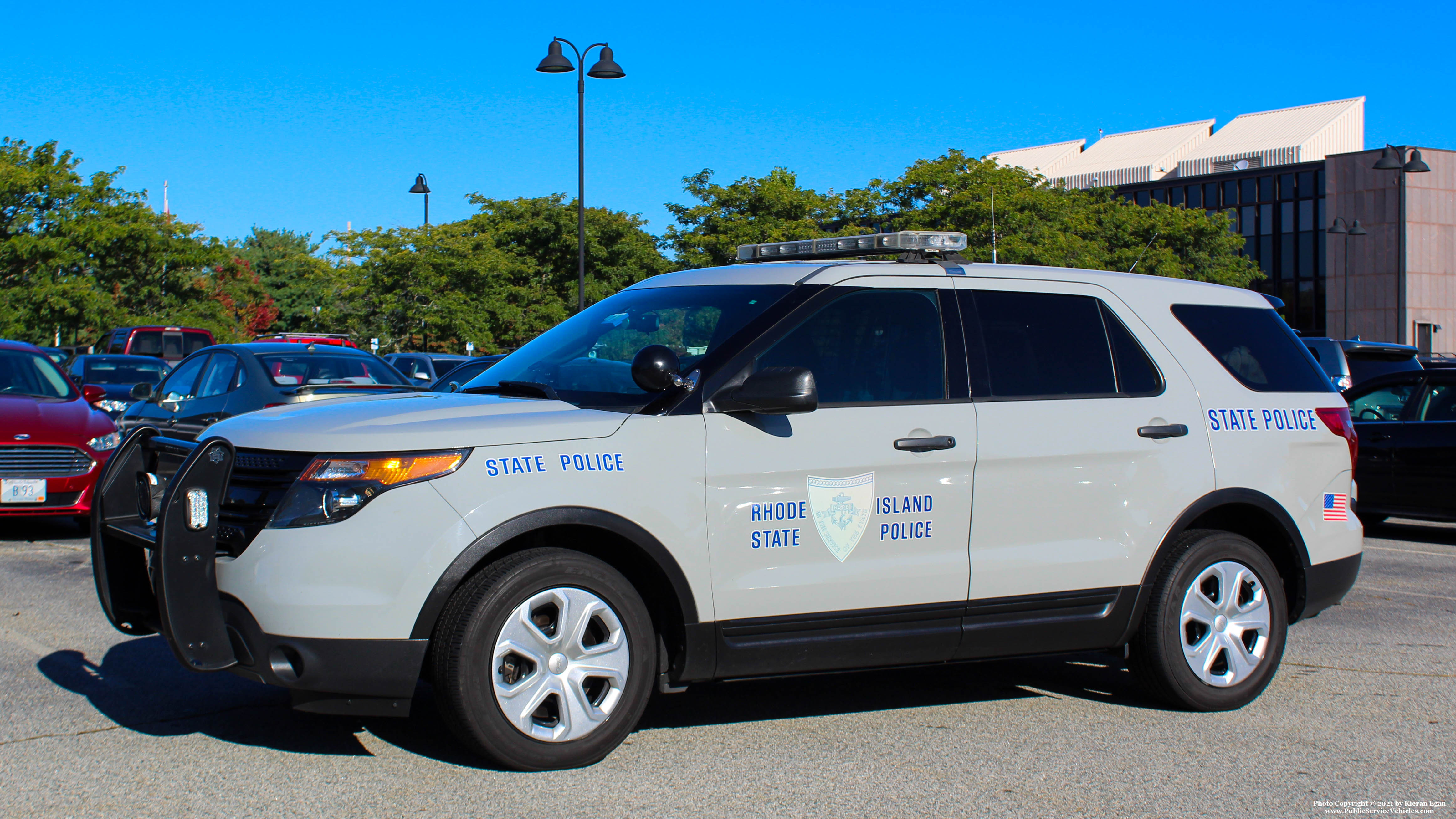 A photo  of Rhode Island State Police
            Cruiser 98, a 2013 Ford Police Interceptor Utility             taken by Kieran Egan