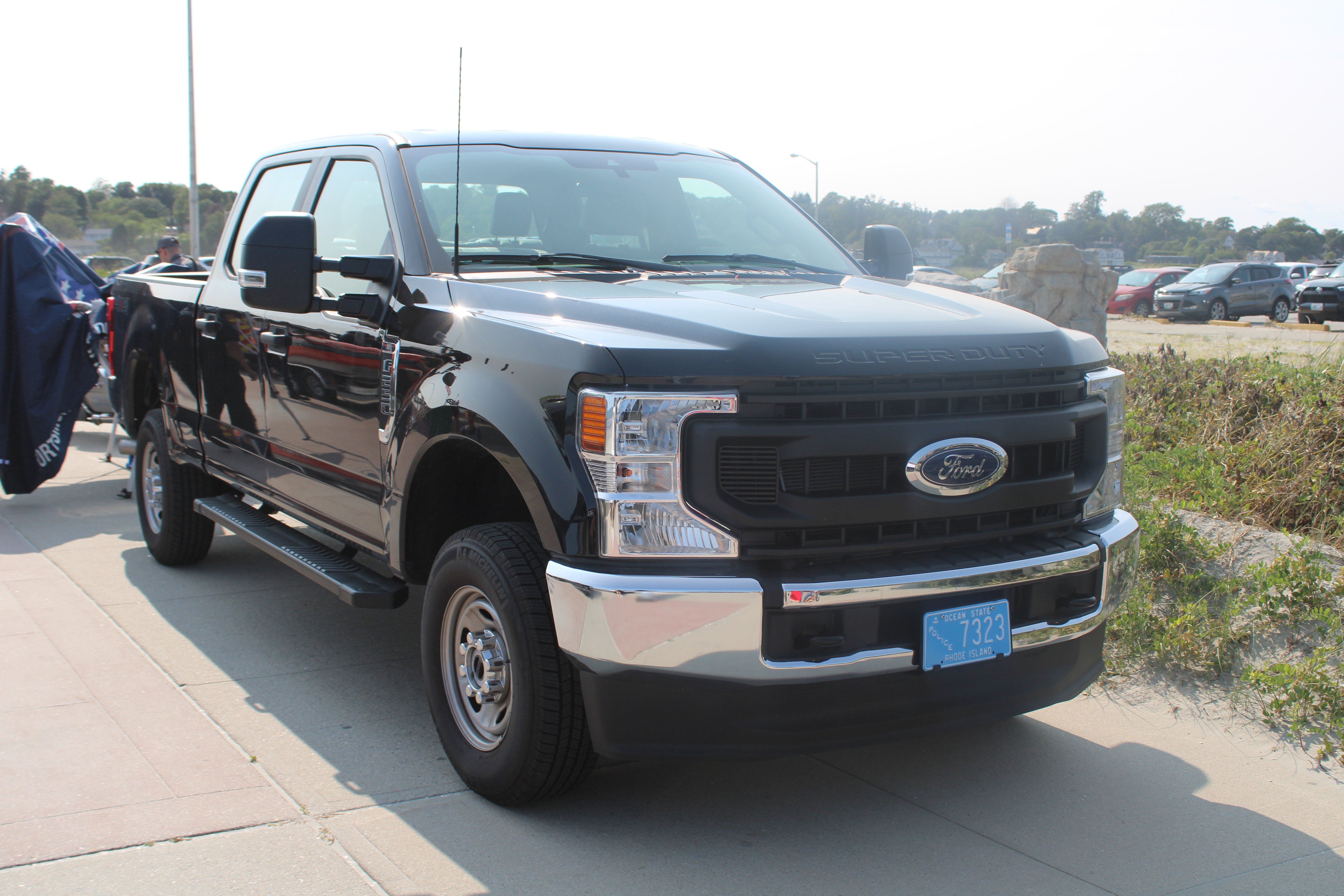 A photo  of Portsmouth Police
            Cruiser 7323, a 2020-2022 Ford F-250 XL Crew Cab             taken by @riemergencyvehicles
