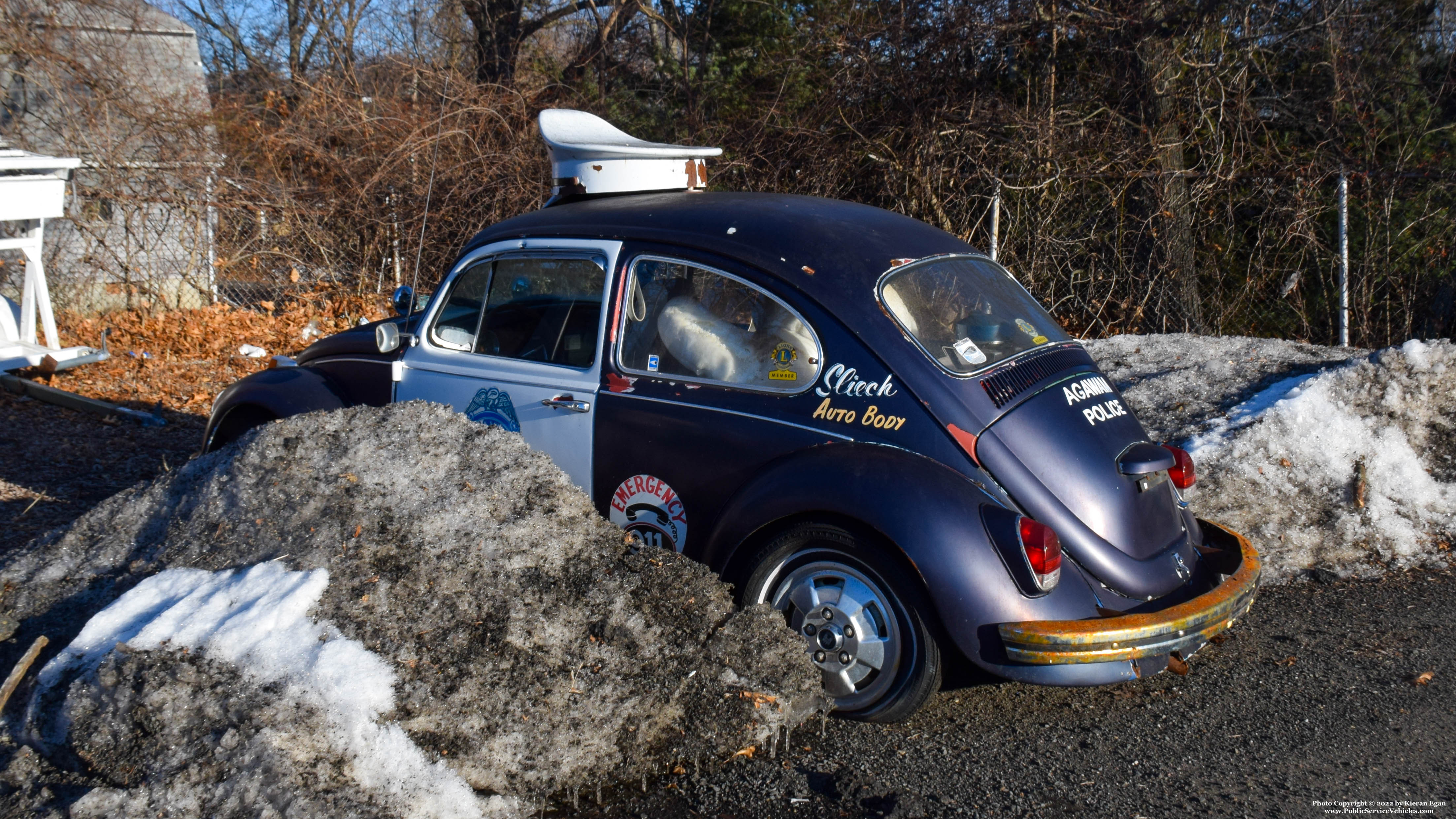 A photo  of Agawam Police
            Beetle, a 1960-2003 Volkswagen Beetle             taken by Kieran Egan