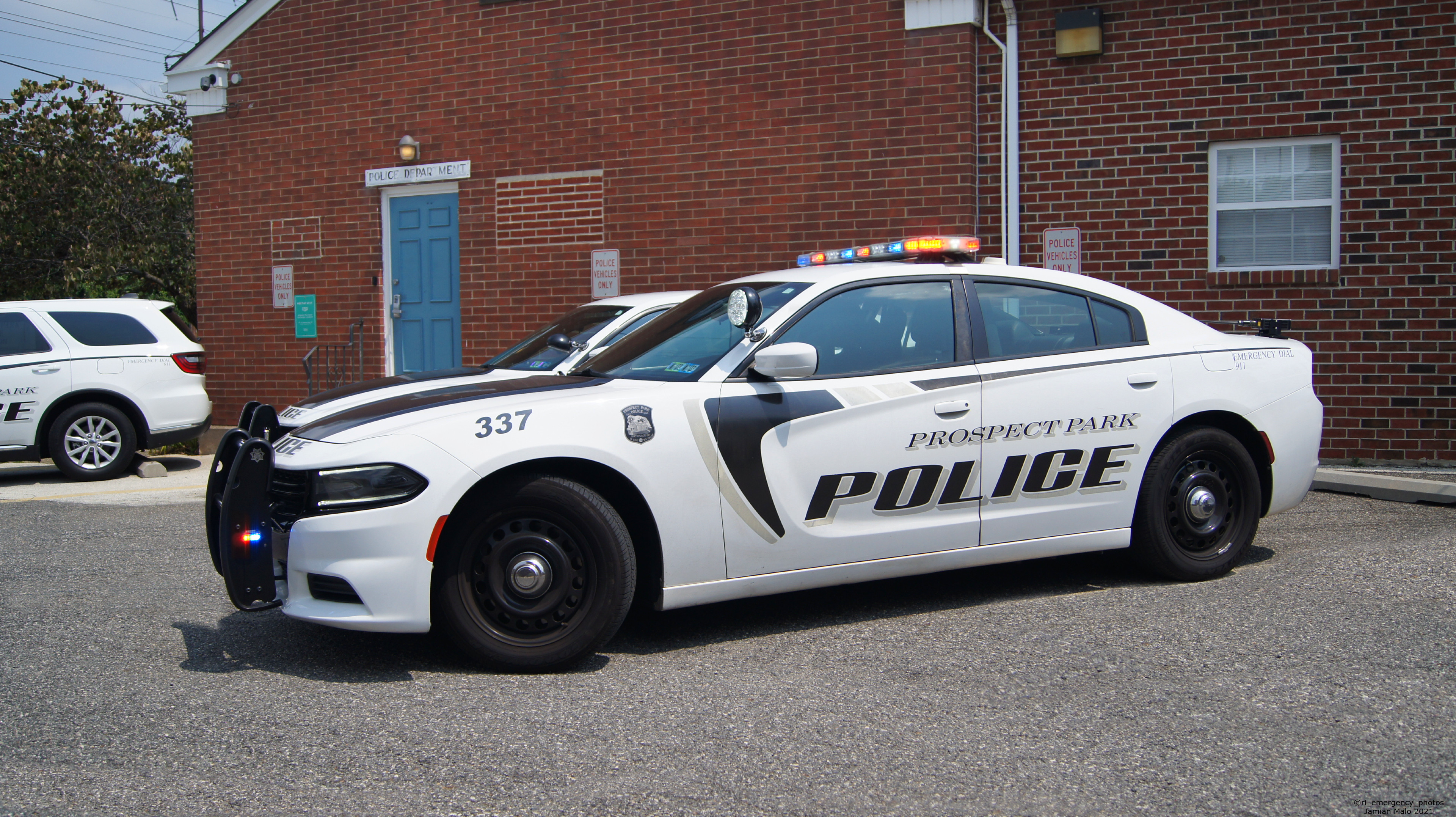 A photo  of Prospect Park Police
            Cruiser 337, a 2015-2020 Dodge Charger             taken by Jamian Malo