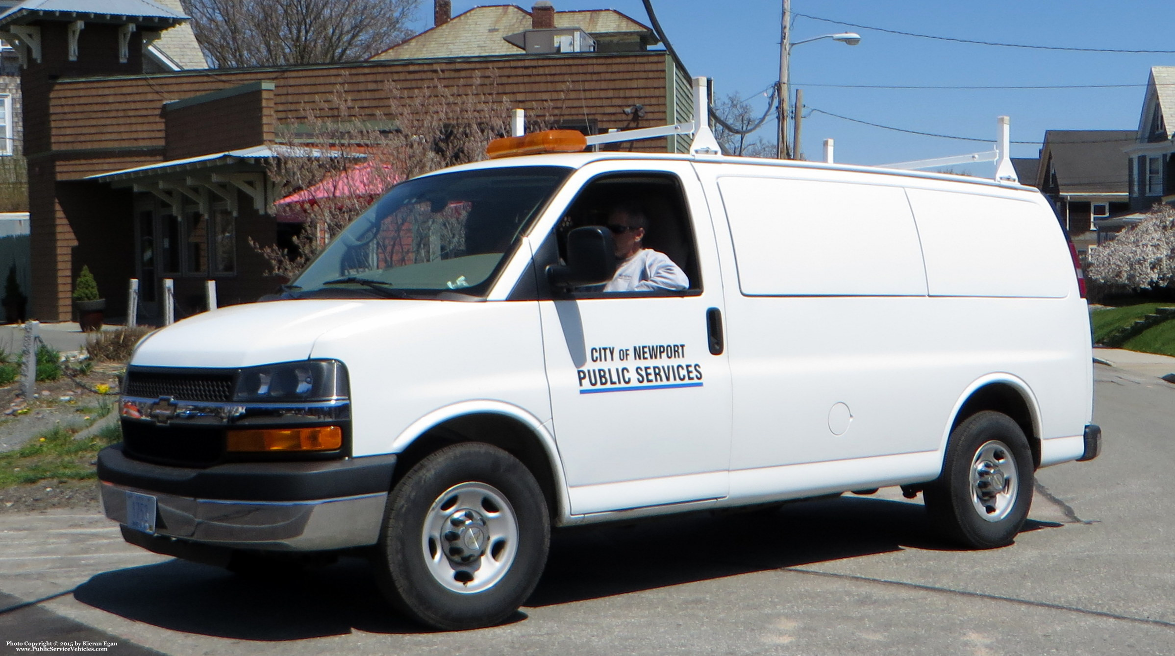 A photo  of Newport Public Services
            Van 1753, a 2003-2015 Chevrolet Express             taken by Kieran Egan