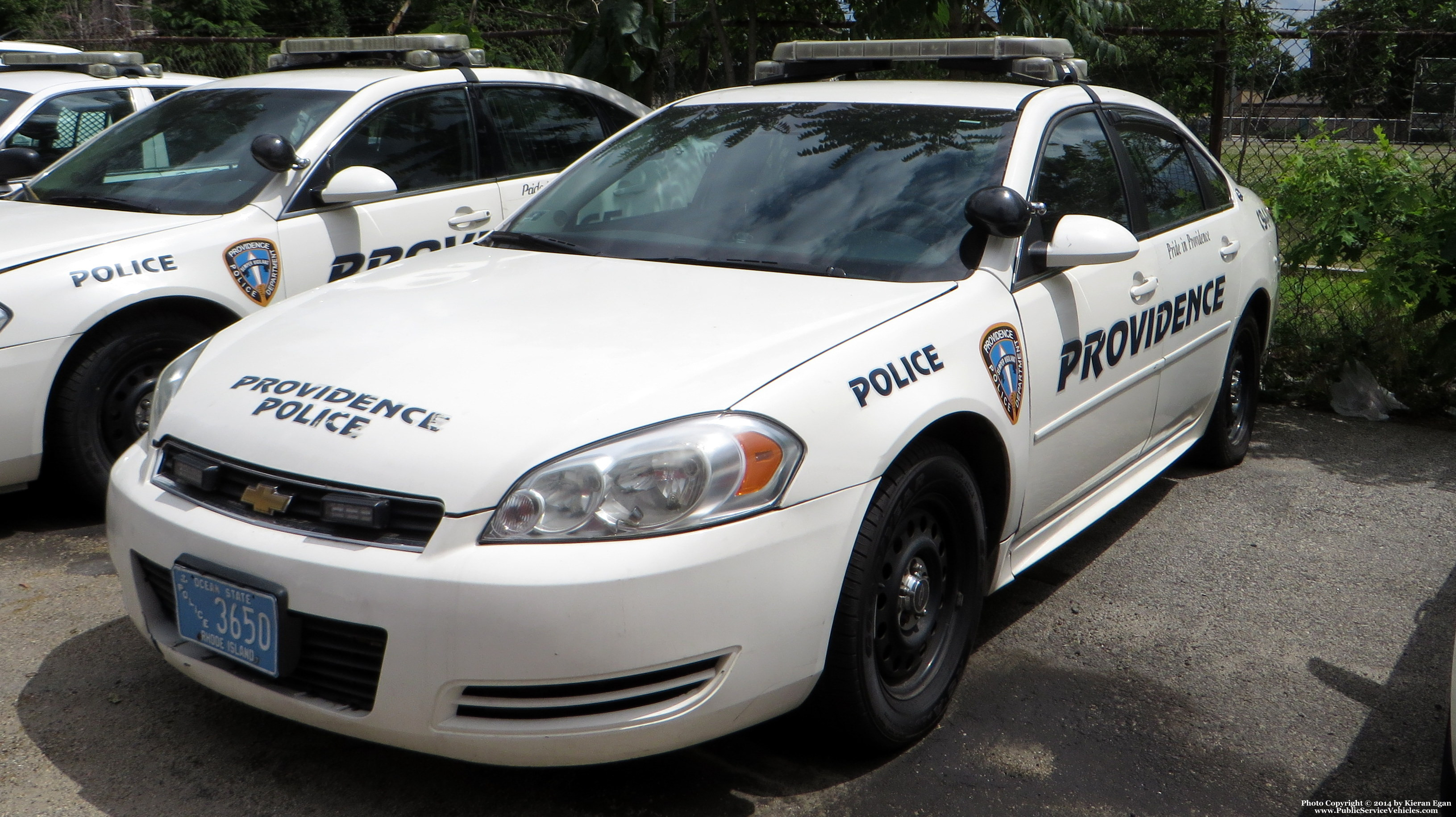 A photo  of Providence Police
            Cruiser 3650, a 2006-2013 Chevrolet Impala             taken by Kieran Egan